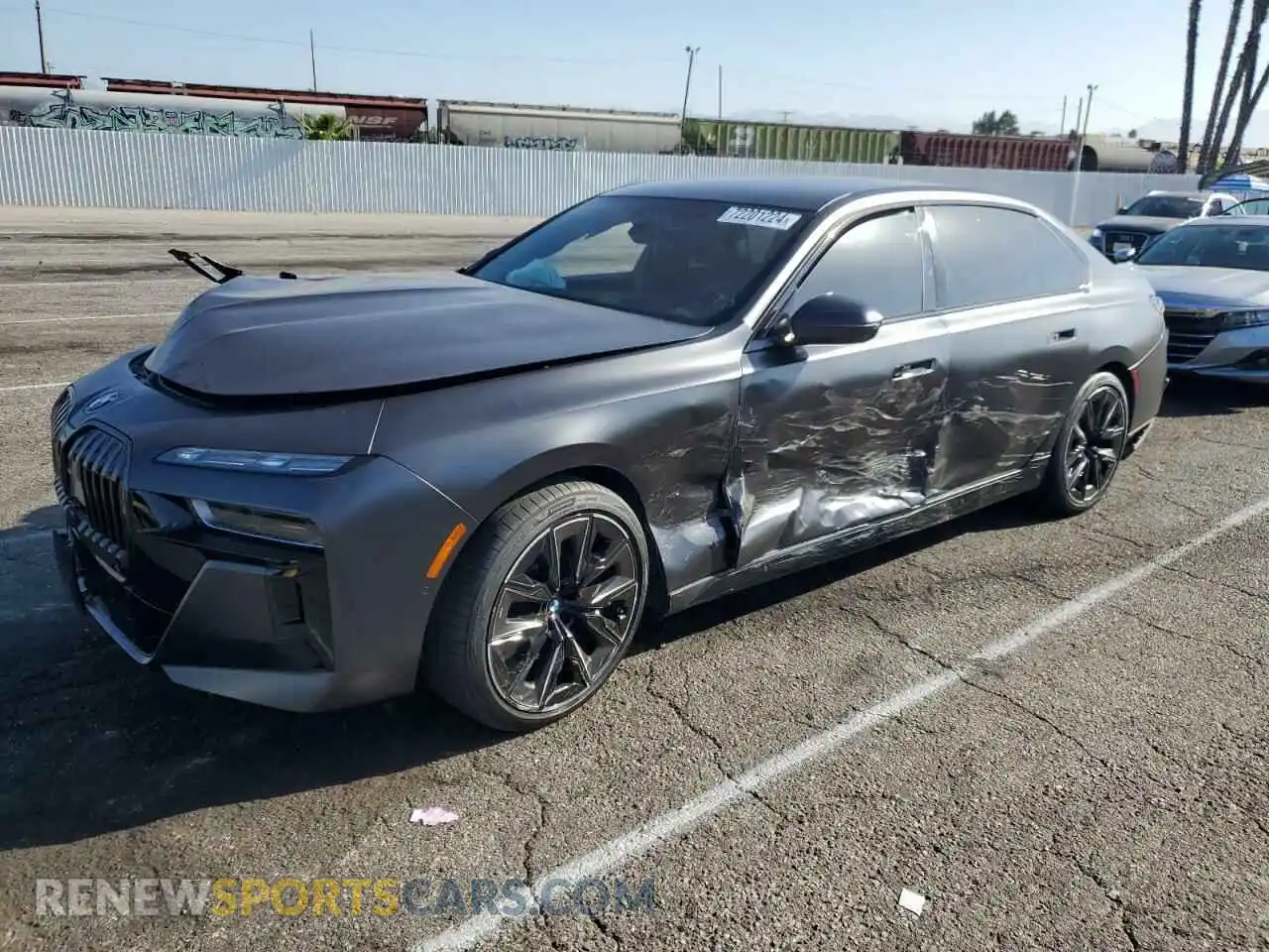 1 Photograph of a damaged car WBA33EJ0XPCL76968 BMW 760 XI 2023