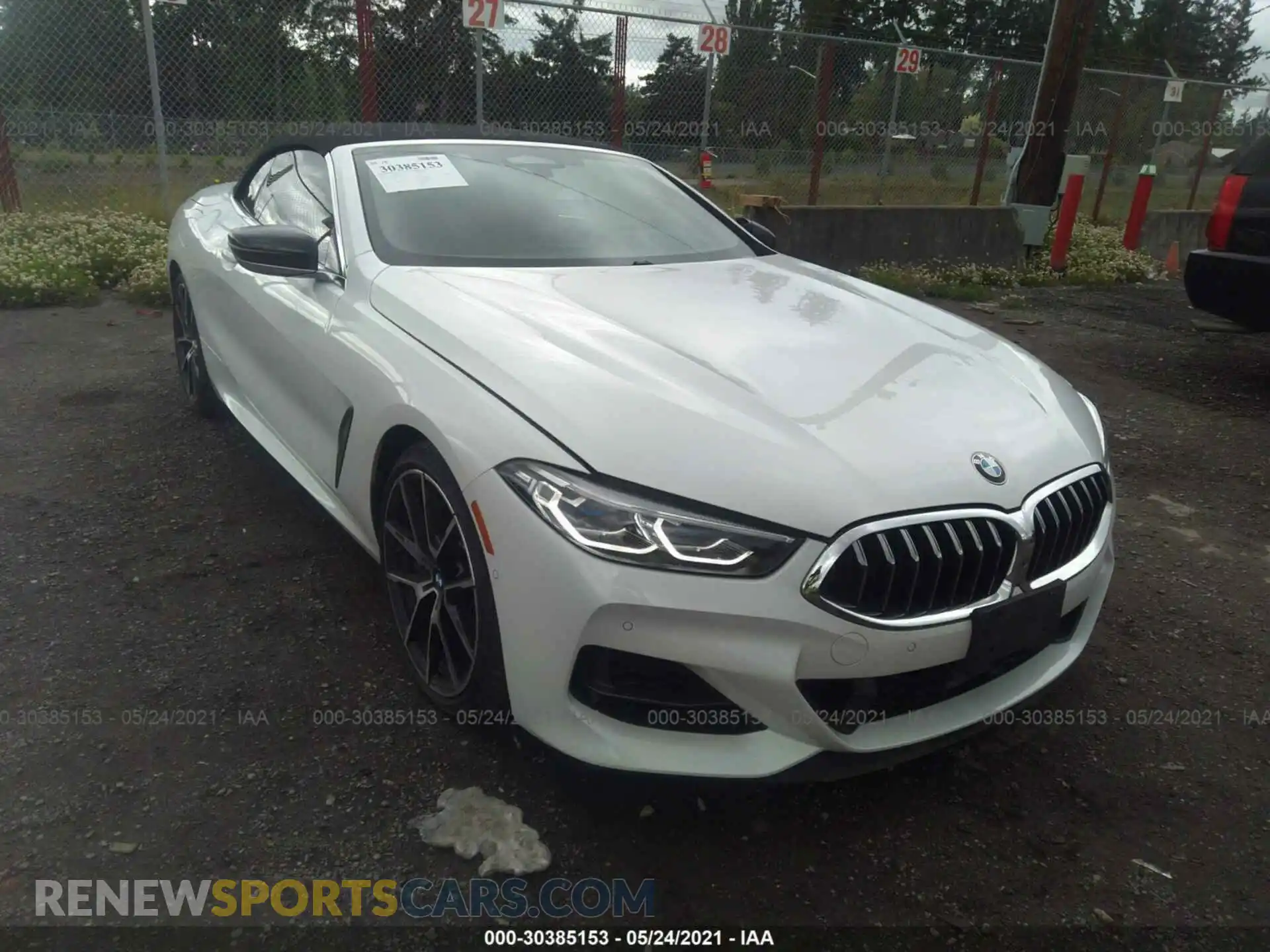 1 Фотография поврежденного автомобиля WBAFY4C53KBX39062 BMW 8 SERIES 2019