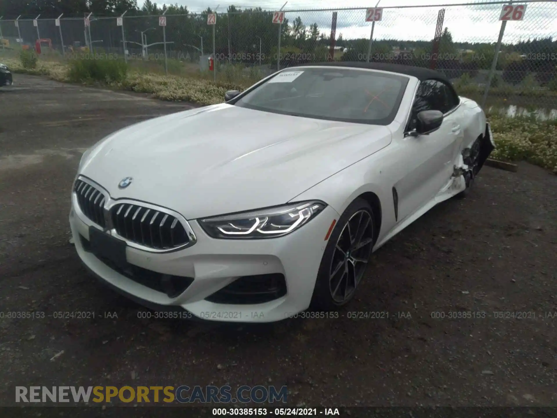 2 Фотография поврежденного автомобиля WBAFY4C53KBX39062 BMW 8 SERIES 2019