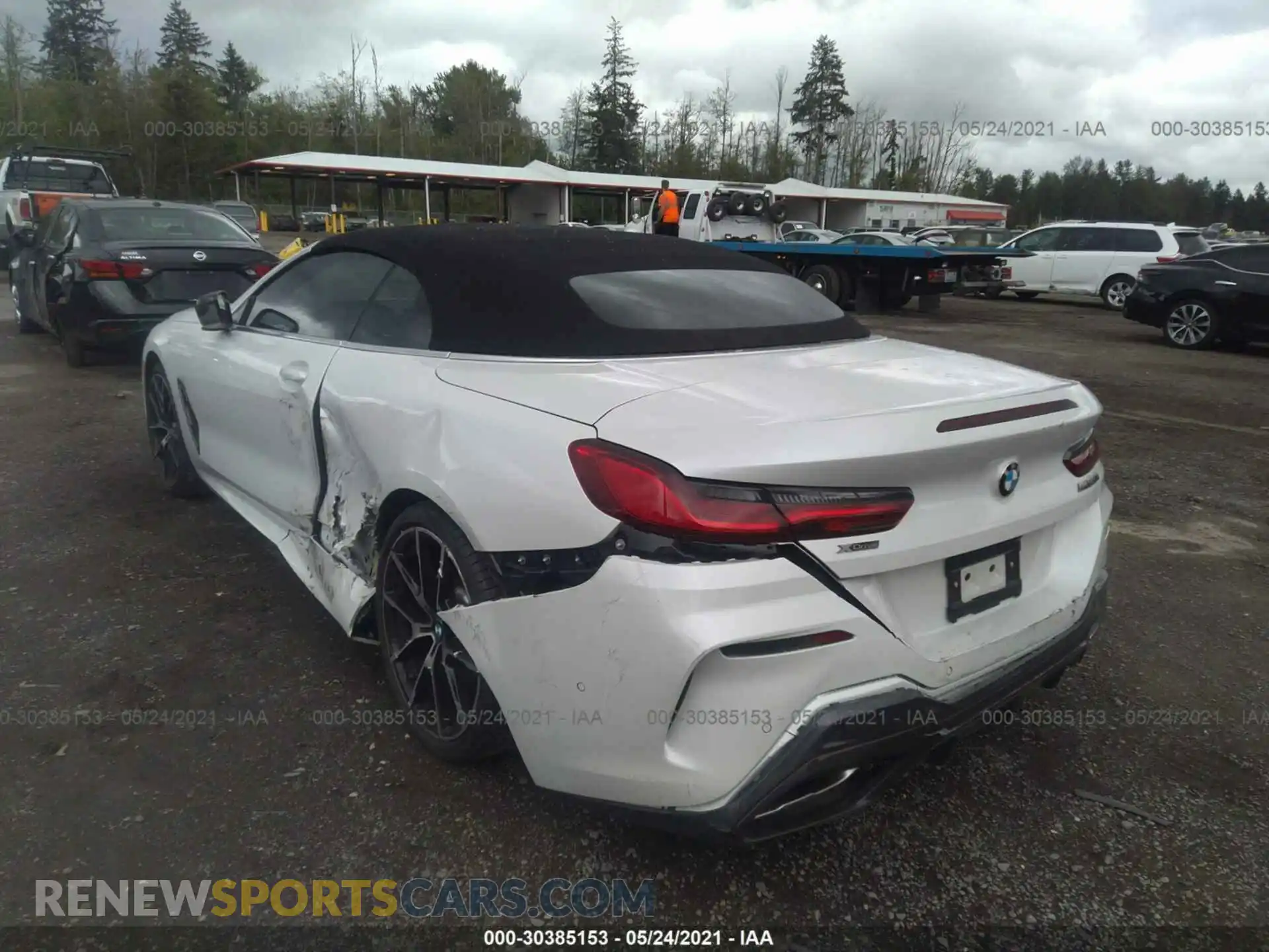 3 Фотография поврежденного автомобиля WBAFY4C53KBX39062 BMW 8 SERIES 2019