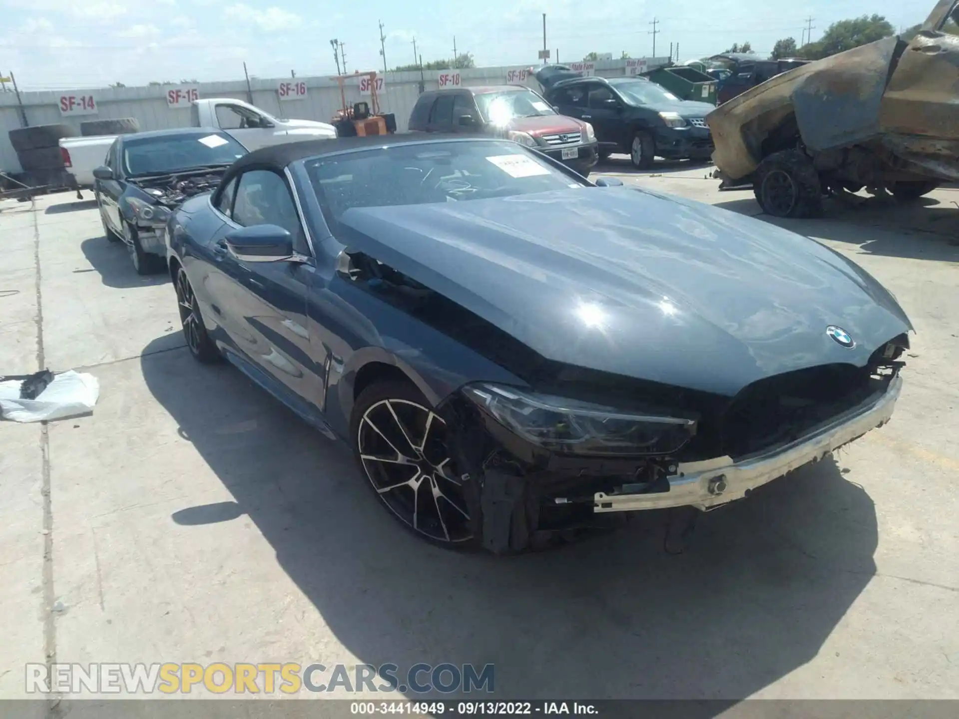 1 Photograph of a damaged car WBAFY4C58KBX39509 BMW 8 SERIES 2019