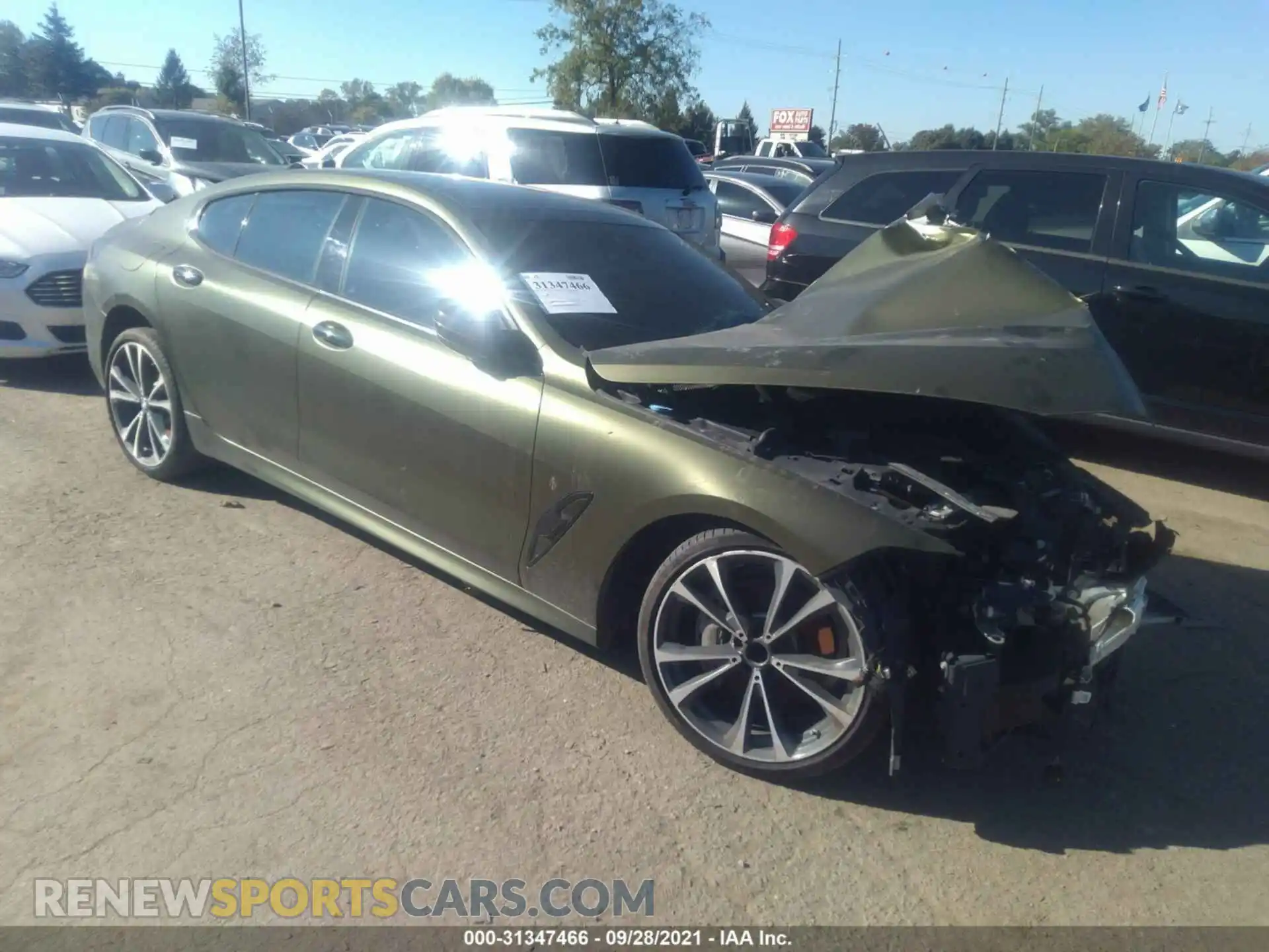 1 Photograph of a damaged car WBAGV2C04LCD48202 BMW 8 SERIES 2020