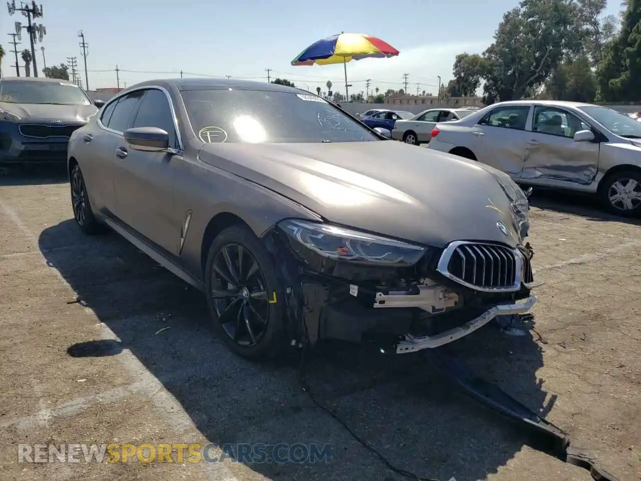 1 Photograph of a damaged car WBAGV2C08LCD61969 BMW 8 SERIES 2020