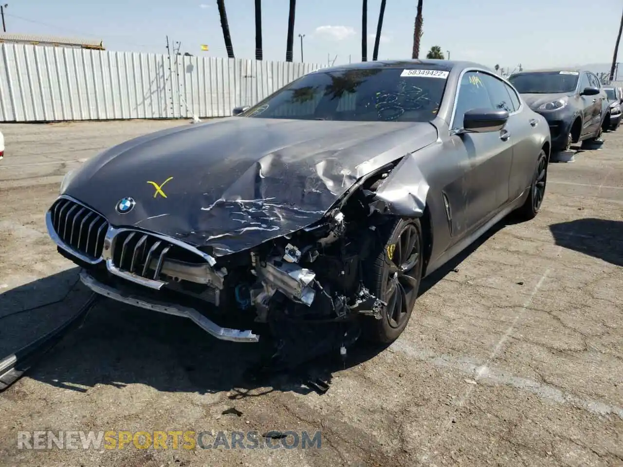 2 Photograph of a damaged car WBAGV2C08LCD61969 BMW 8 SERIES 2020