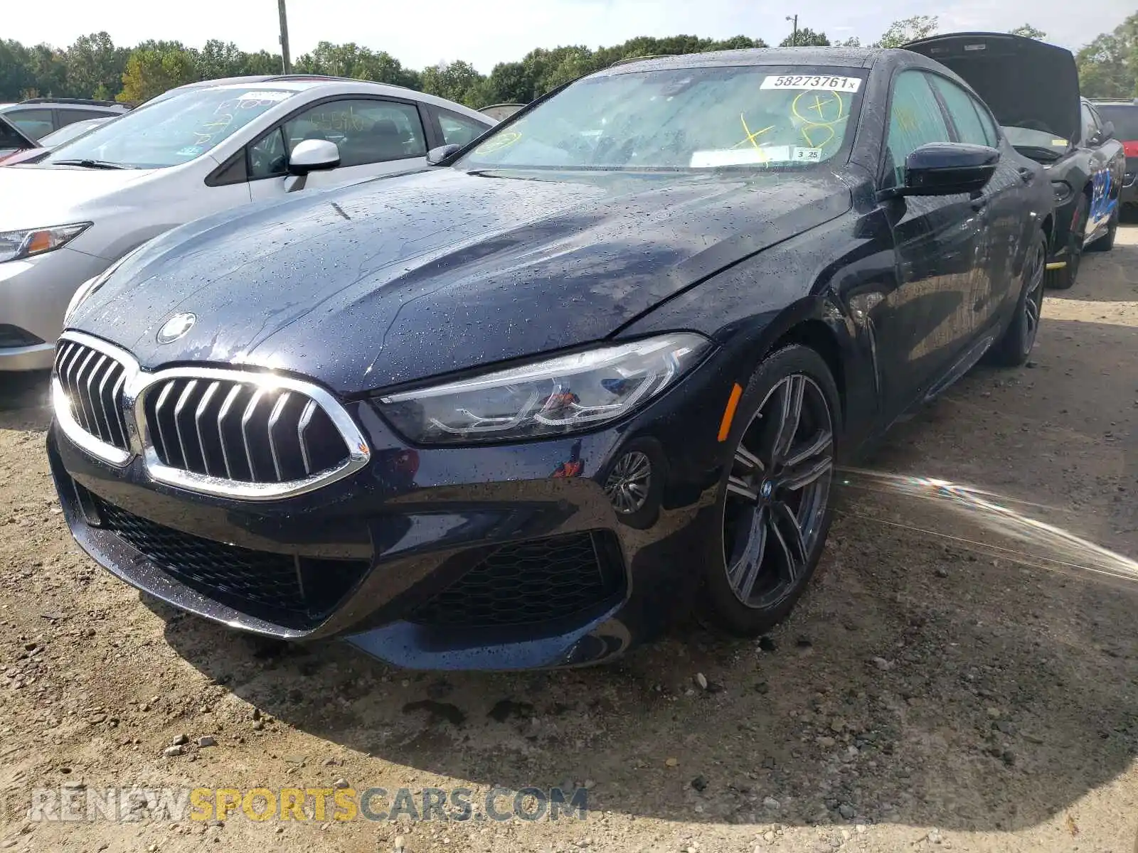 2 Photograph of a damaged car WBAGV4C09LCD61927 BMW 8 SERIES 2020