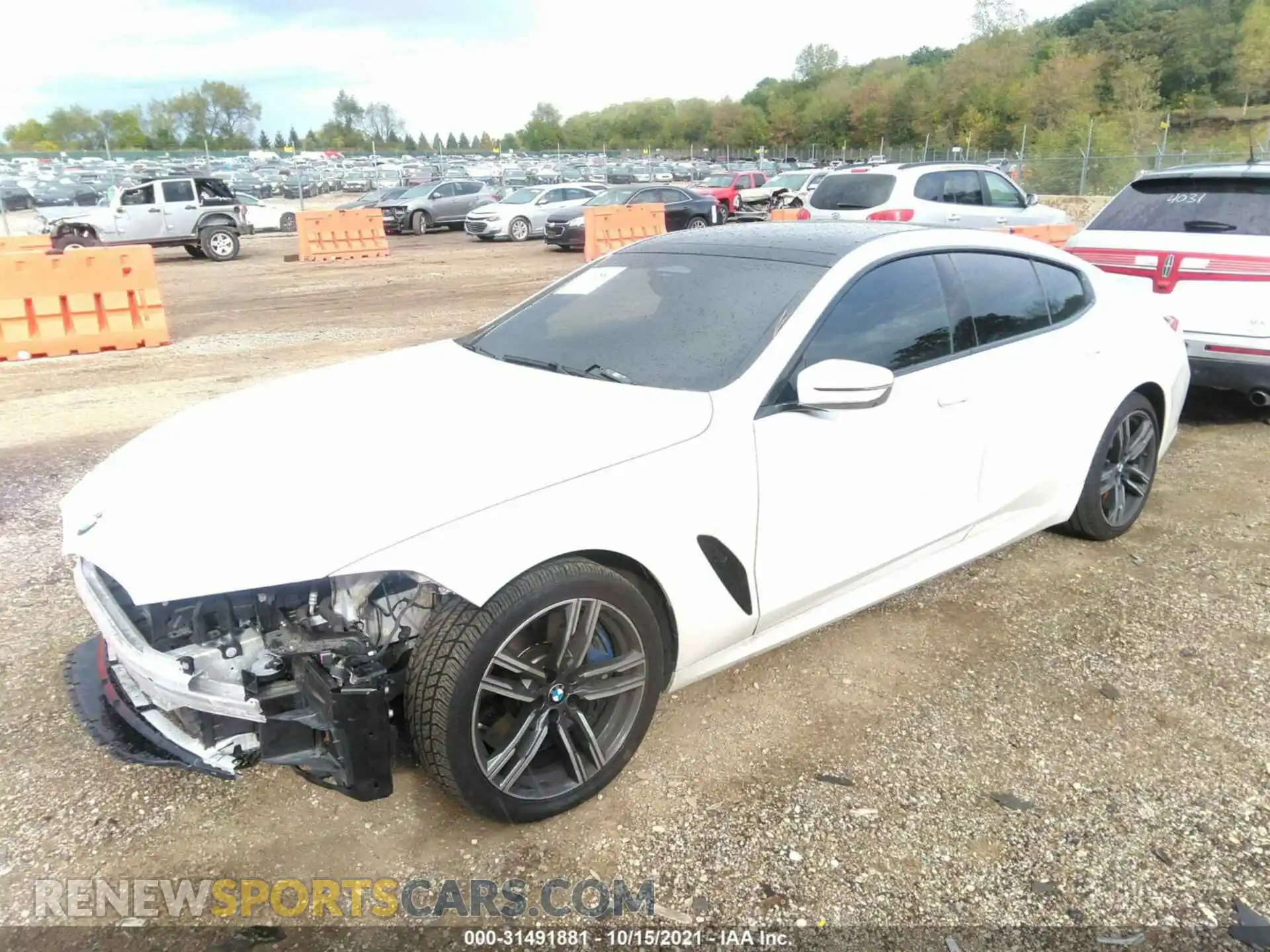 2 Photograph of a damaged car WBAGV8C08LCE05178 BMW 8 SERIES 2020