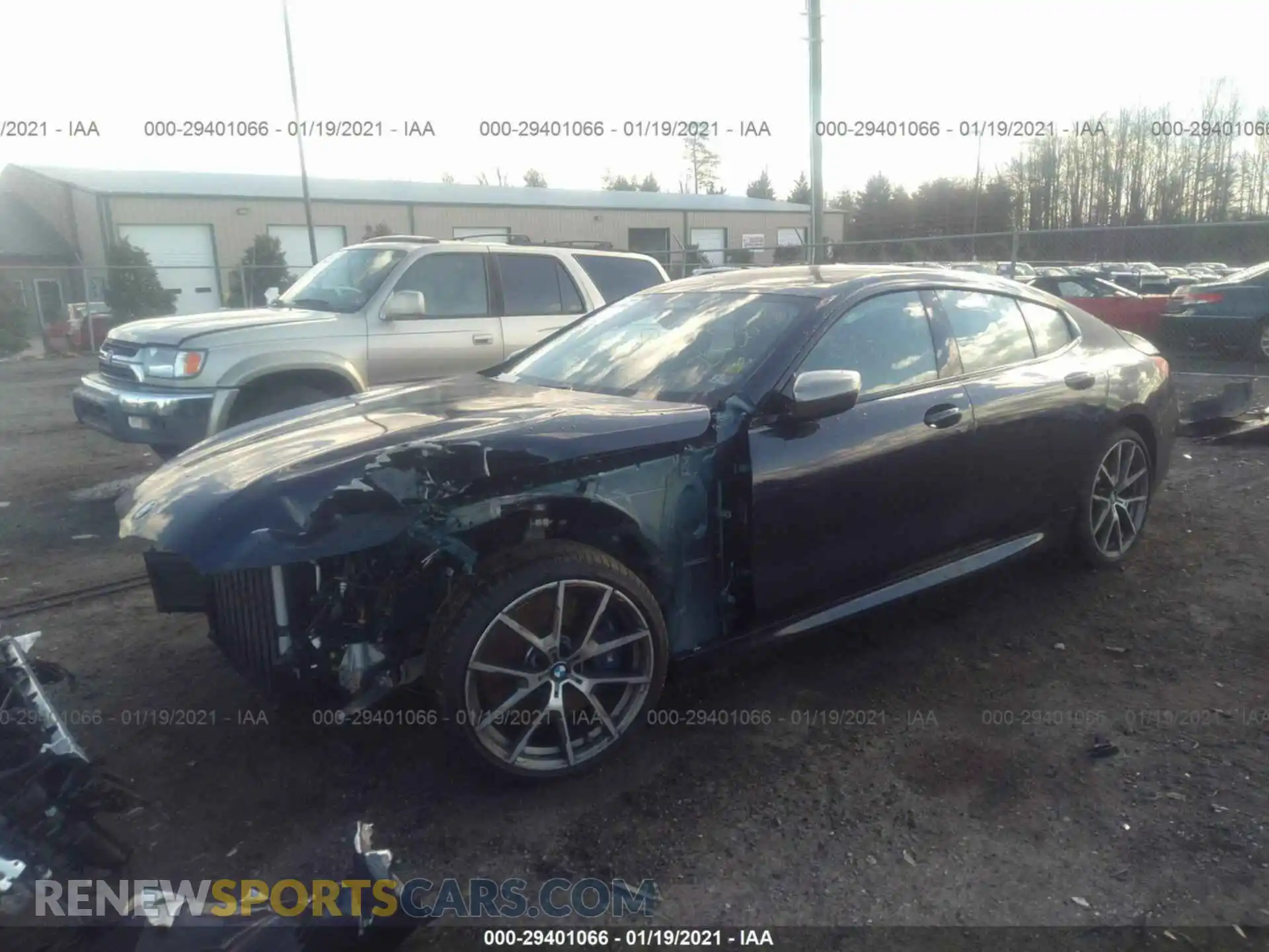 2 fotografías del automóvil dañado WBAGV8C0XLCE17560 BMW 8 SERIES 2020