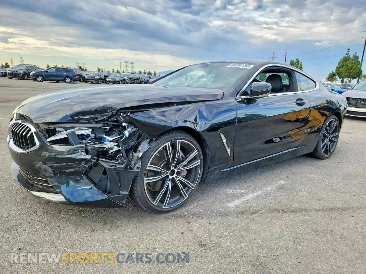 1 fotografías del automóvil dañado WBAAE2C07MCF46554 BMW 8 SERIES 2021