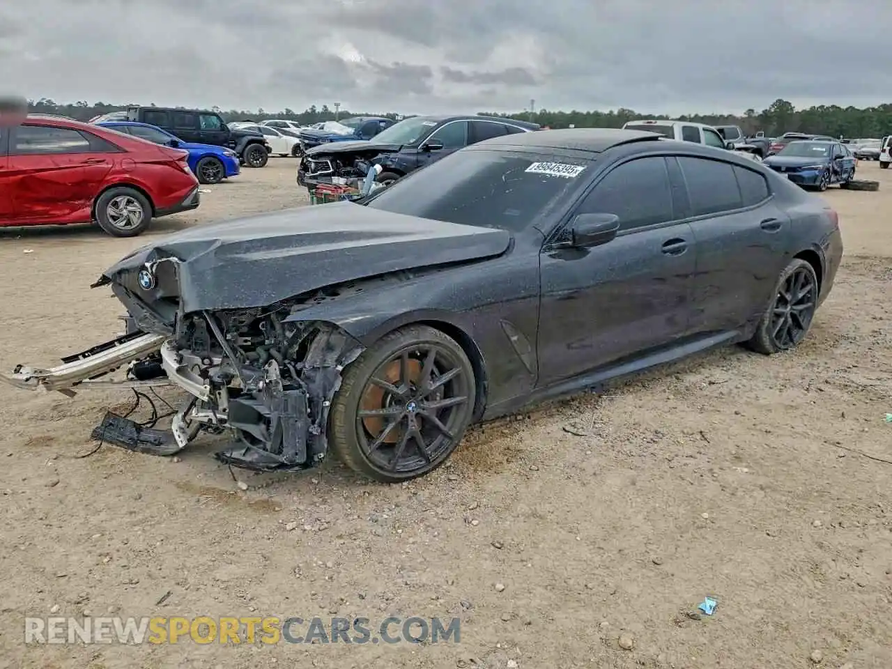 1 Photograph of a damaged car WBAGV2C04MCF18902 BMW 8 SERIES 2021