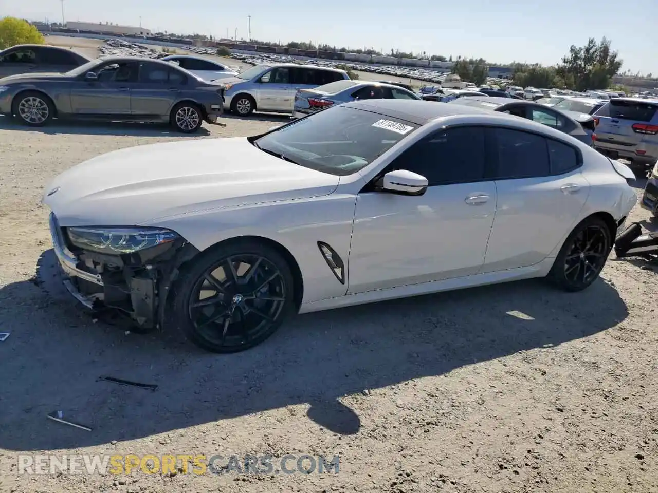 1 Photograph of a damaged car WBAGV2C06MCF70614 BMW 8 SERIES 2021