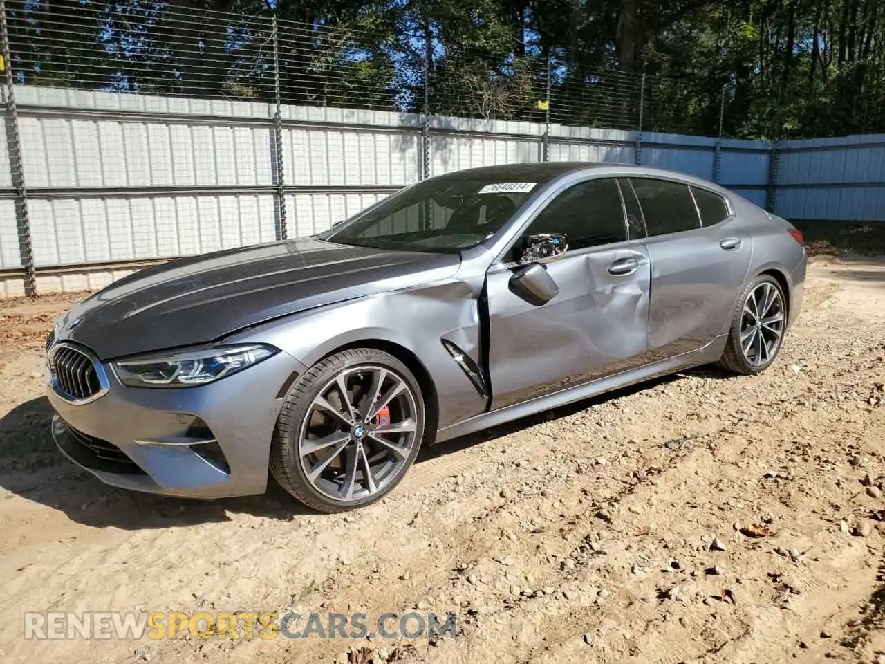 1 Photograph of a damaged car WBAGV2C0XMCF08892 BMW 8 SERIES 2021