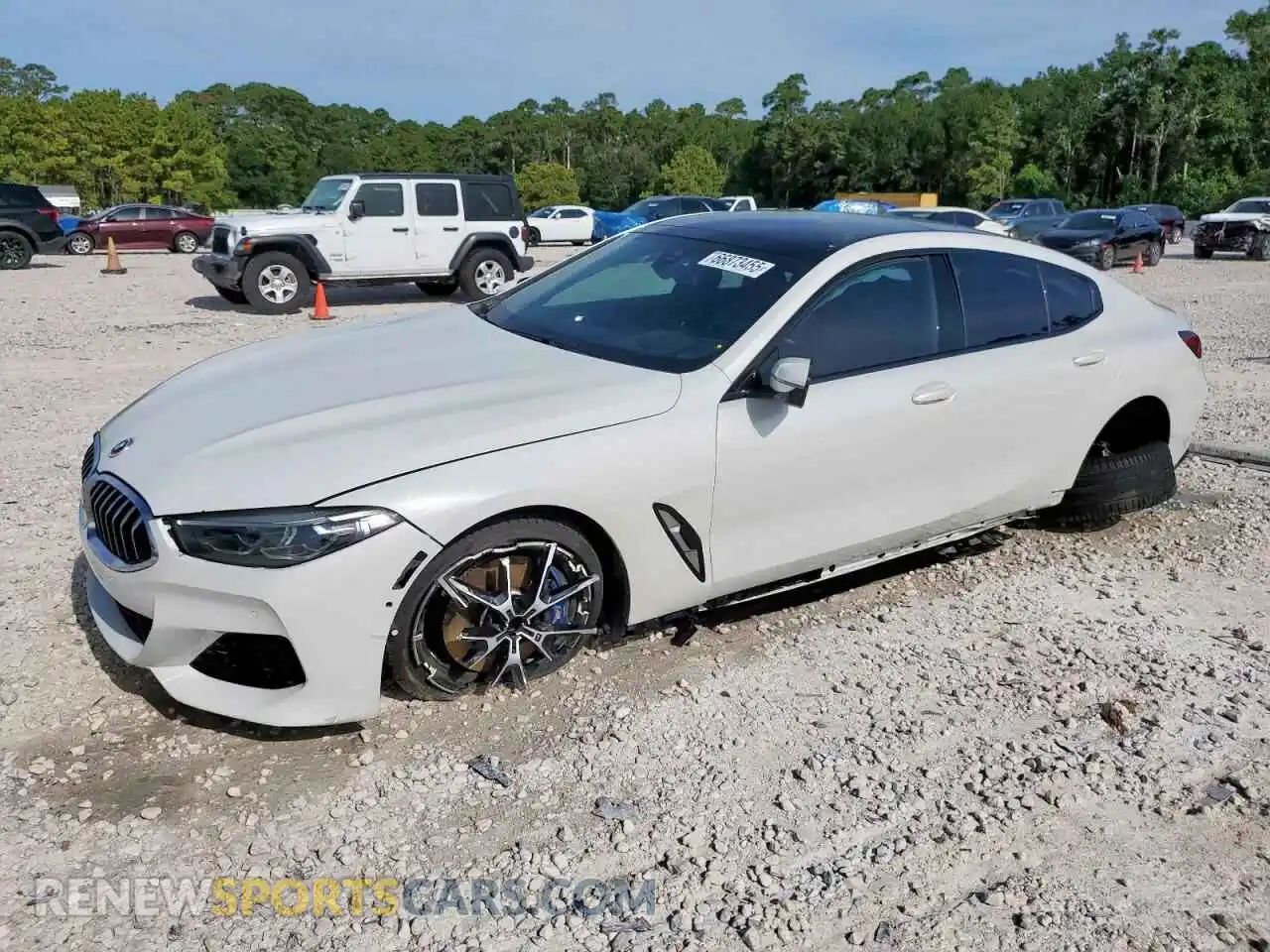 1 Photograph of a damaged car WBAGV4C03MCG29629 BMW 8 SERIES 2021