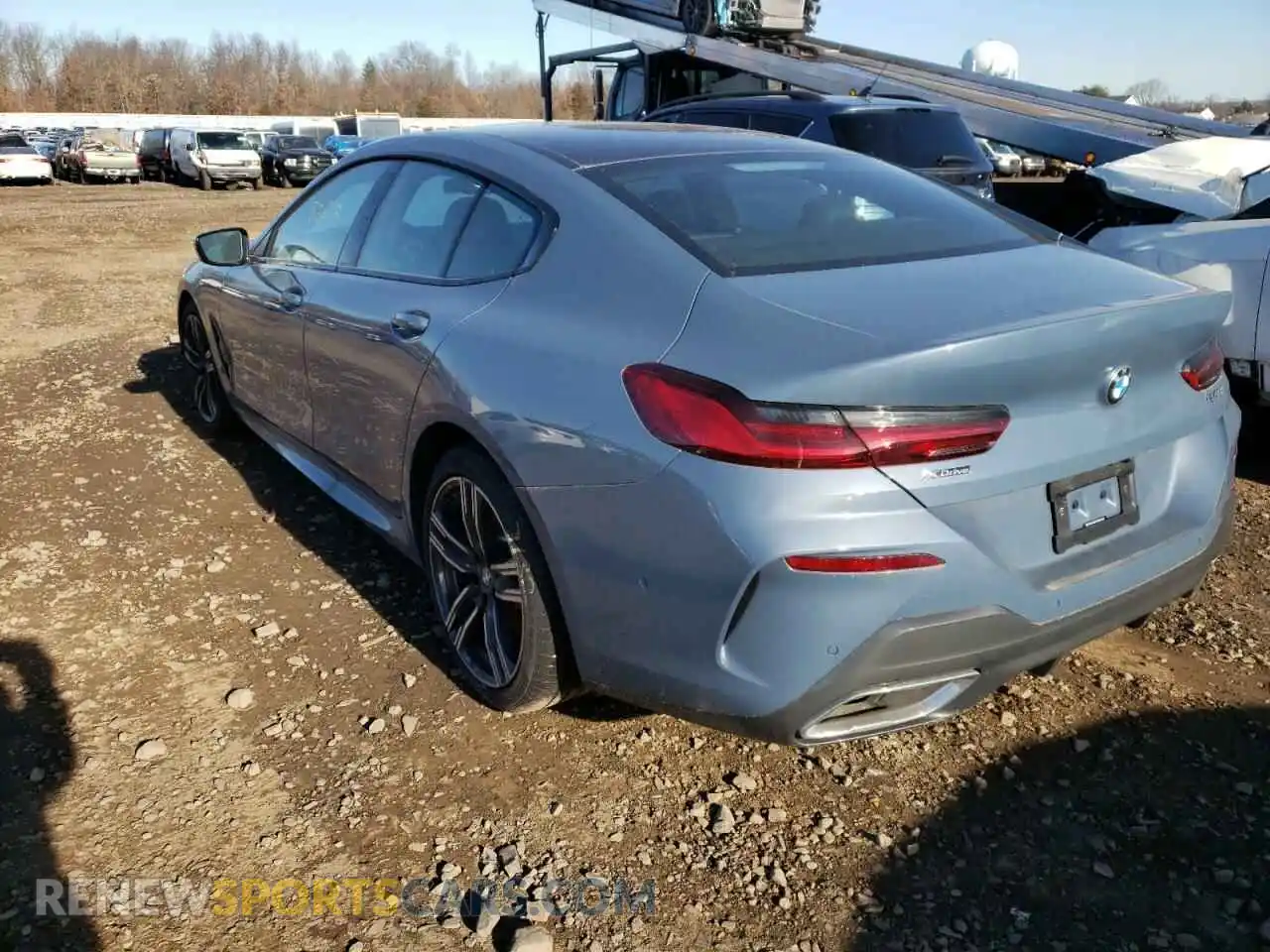 3 Фотография поврежденного автомобиля WBAGV4C07MCF55051 BMW 8 SERIES 2021