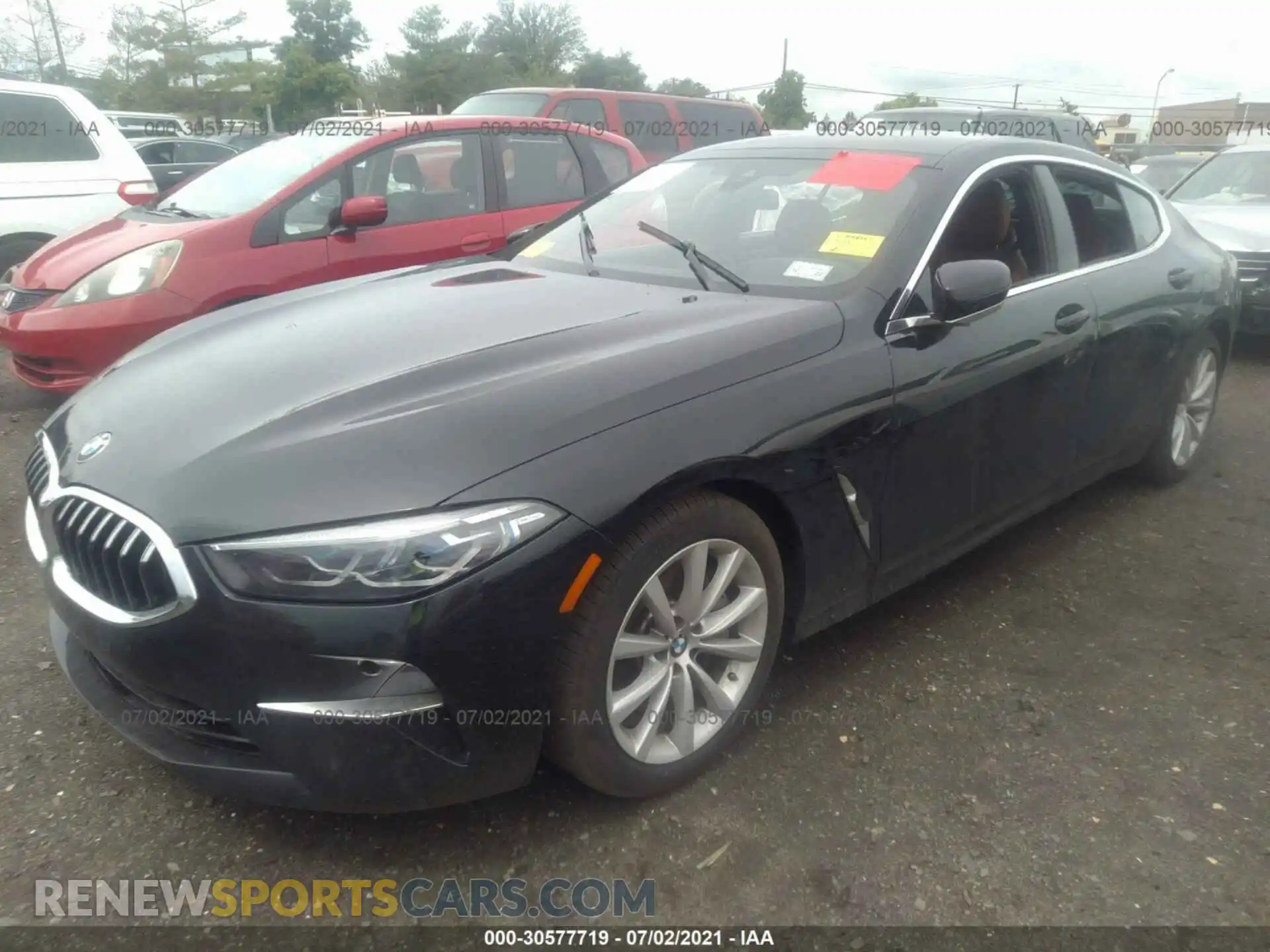2 Фотография поврежденного автомобиля WBAGV4C0XMCF36803 BMW 8 SERIES 2021