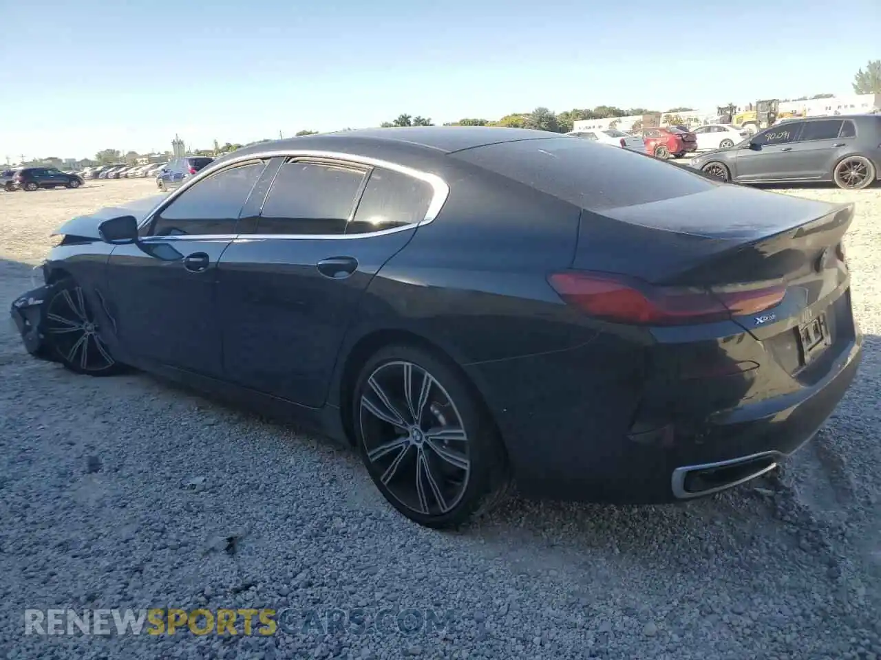 2 Photograph of a damaged car WBAGV4C0XMCG69044 BMW 8 SERIES 2021
