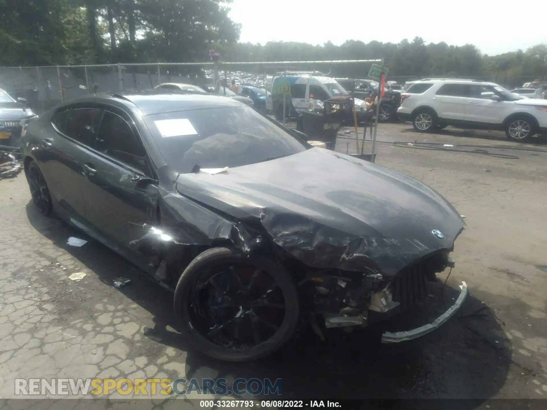 1 Photograph of a damaged car WBAGV8C01MCF83192 BMW 8 SERIES 2021