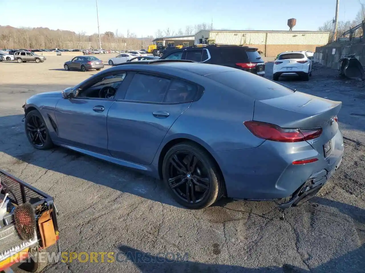 2 Photograph of a damaged car WBAGV4C02NCH50928 BMW 8 SERIES 2022
