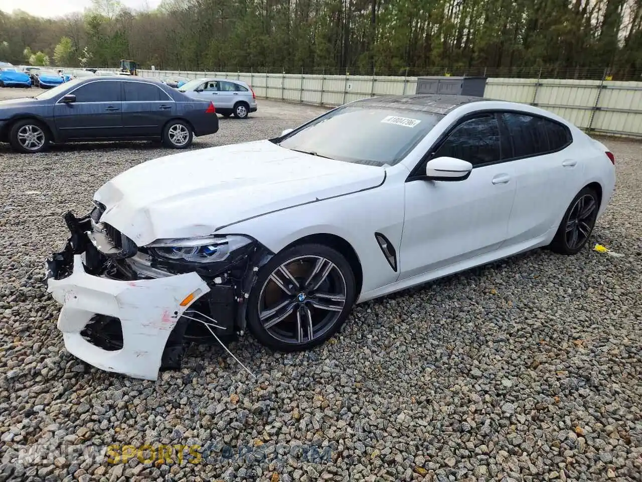 1 Photograph of a damaged car WBAGV2C01PCL65624 BMW 8 SERIES 2023