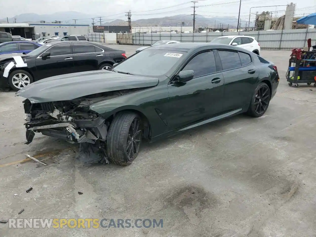 1 Photograph of a damaged car WBAGV2C01PCL77966 BMW 8 SERIES 2023