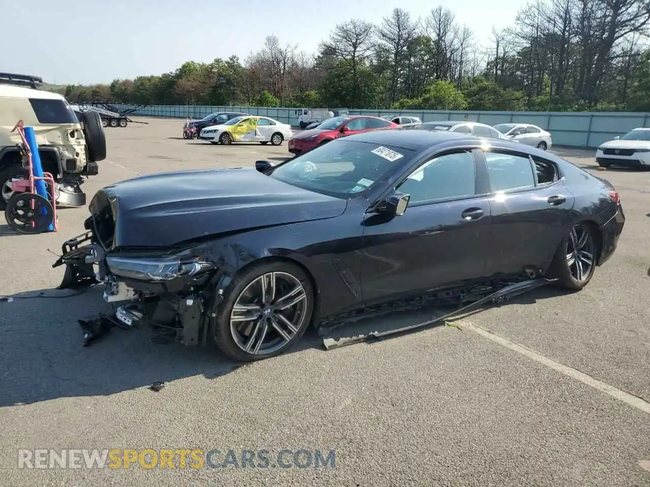 1 Photograph of a damaged car WBAGV4C05PCL05034 BMW 8 SERIES 2023