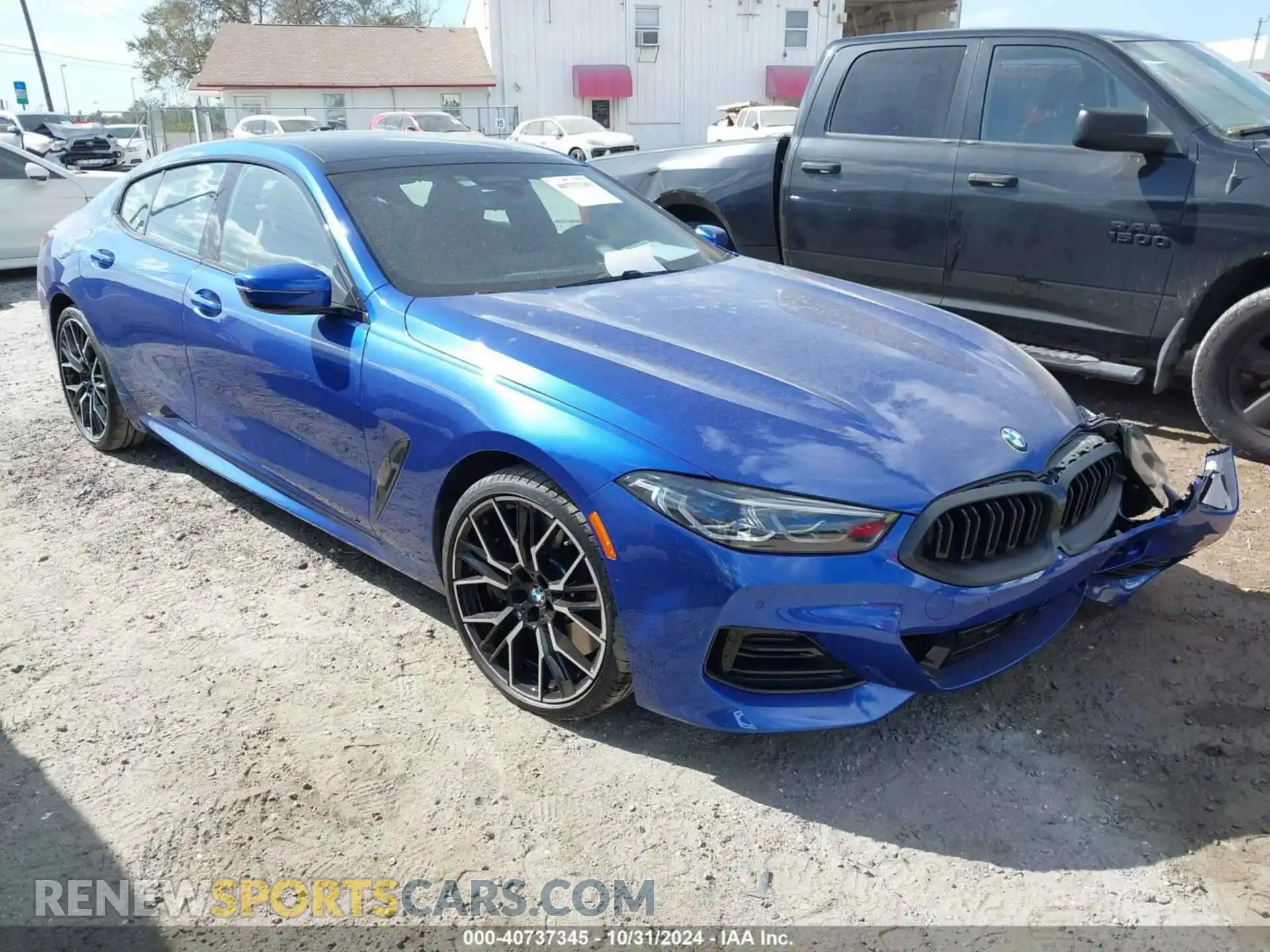 1 Photograph of a damaged car WBAGV2C0XPCL70367 BMW 840 GRAN COUPE 2023