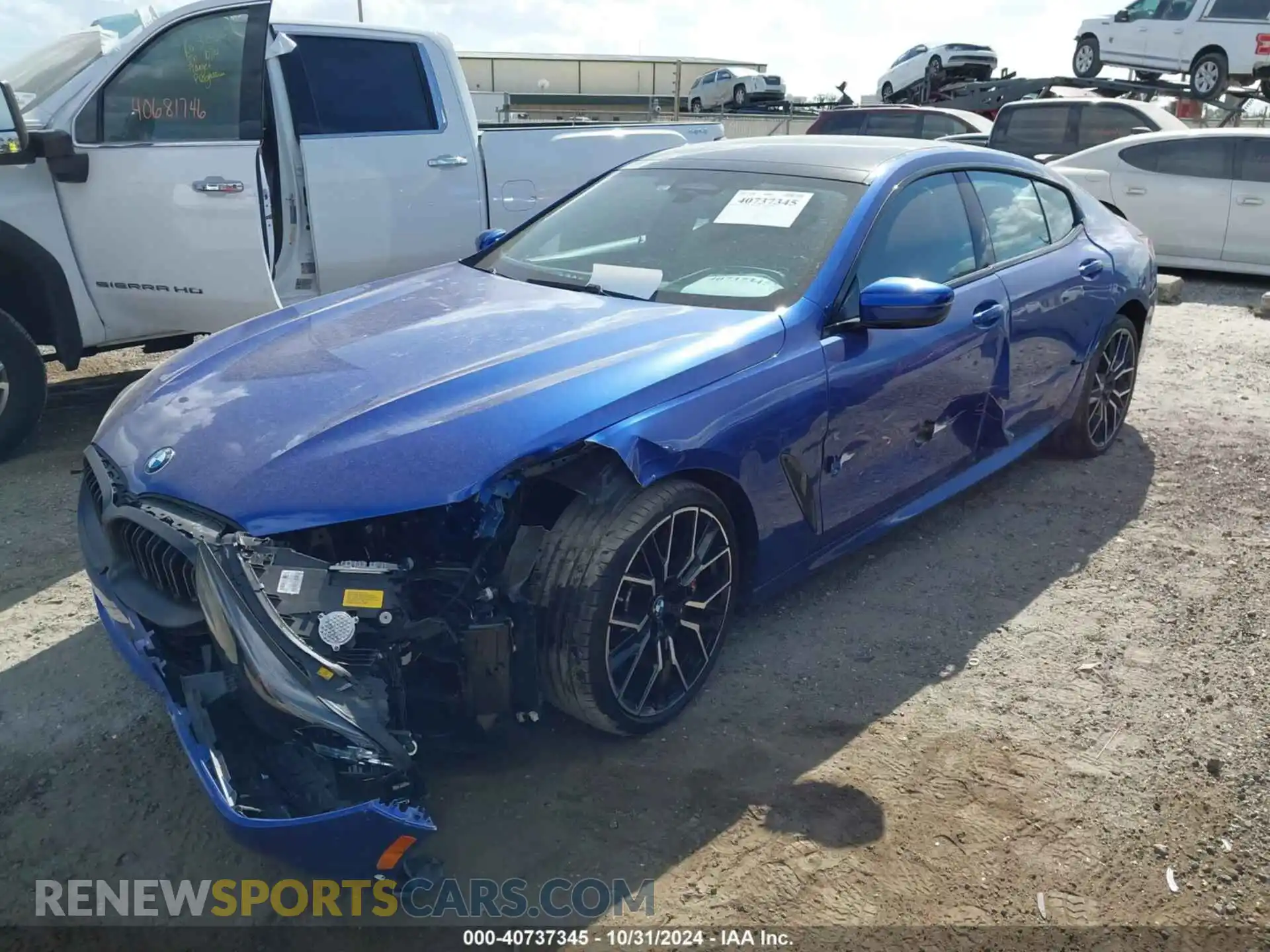 2 Photograph of a damaged car WBAGV2C0XPCL70367 BMW 840 GRAN COUPE 2023