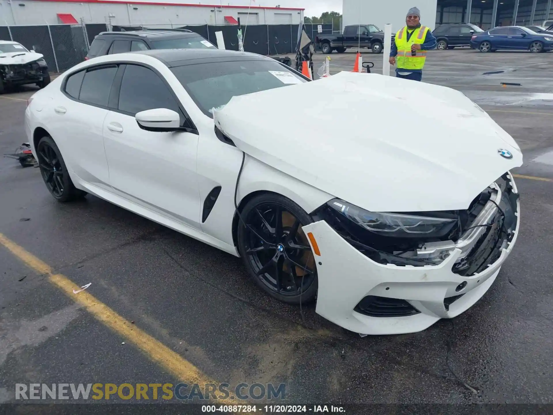 1 fotografías del automóvil dañado WBAGV4C08PCL80214 BMW 840 GRAN COUPE 2023