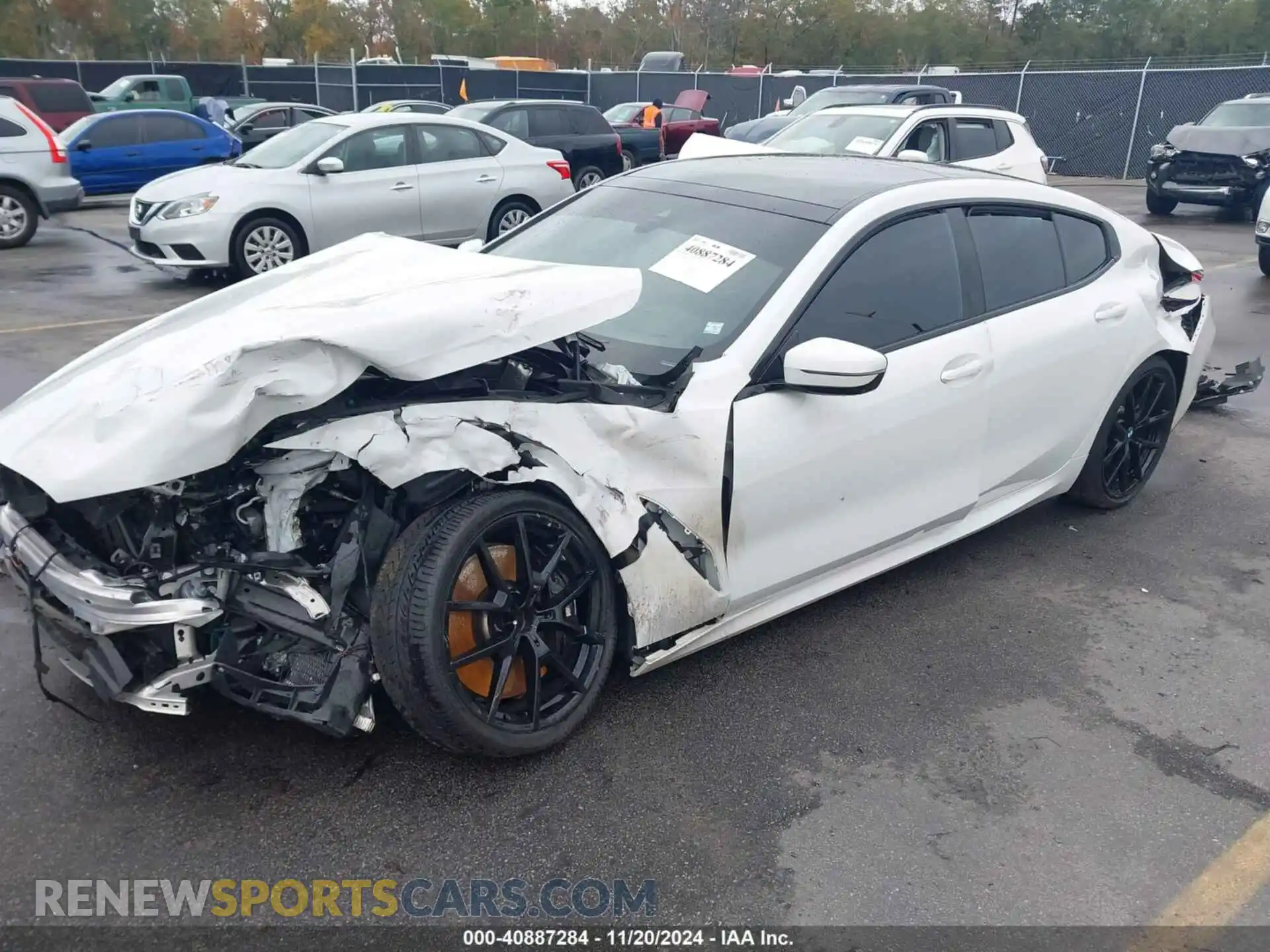 2 fotografías del automóvil dañado WBAGV4C08PCL80214 BMW 840 GRAN COUPE 2023