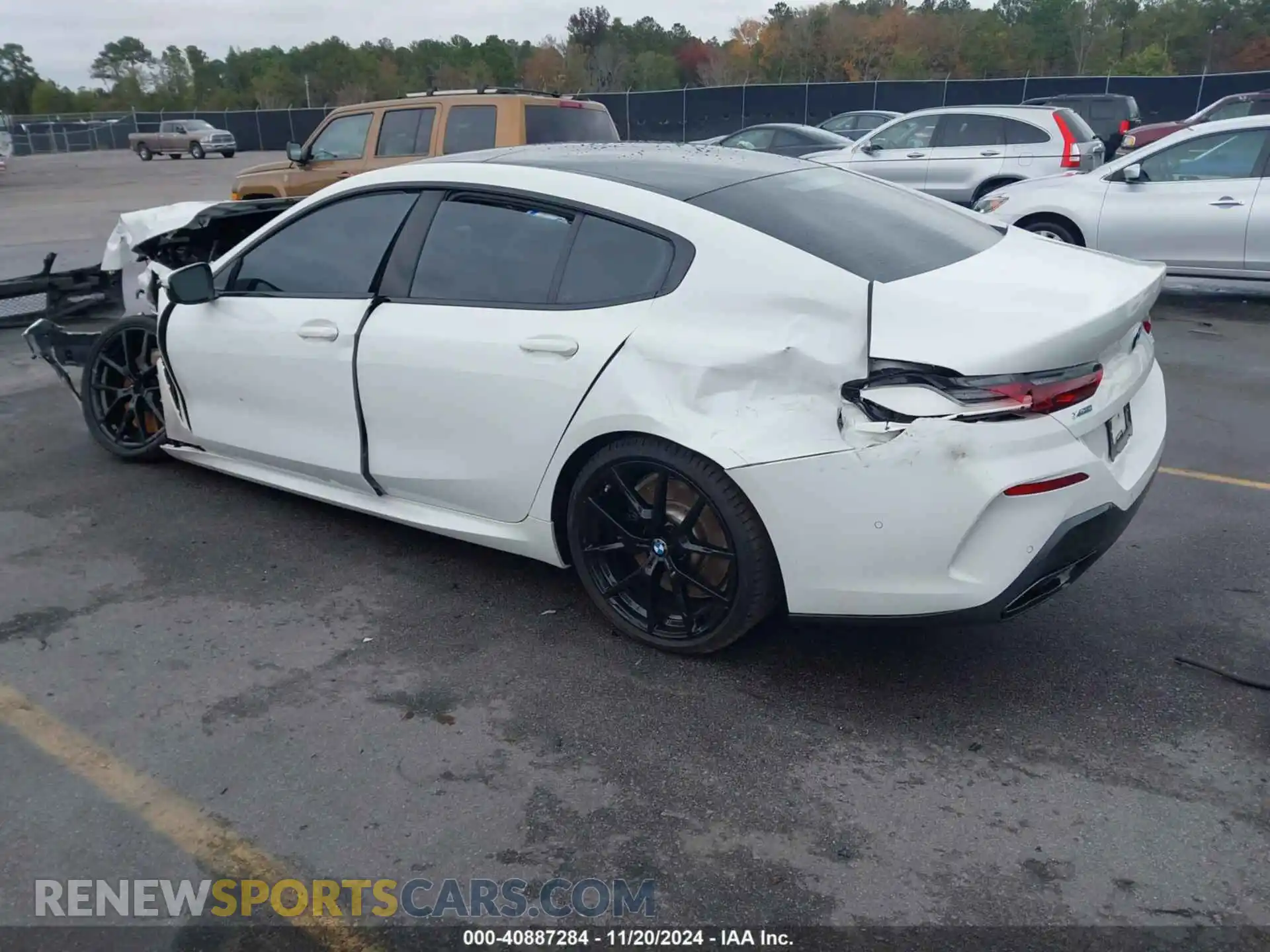 3 fotografías del automóvil dañado WBAGV4C08PCL80214 BMW 840 GRAN COUPE 2023