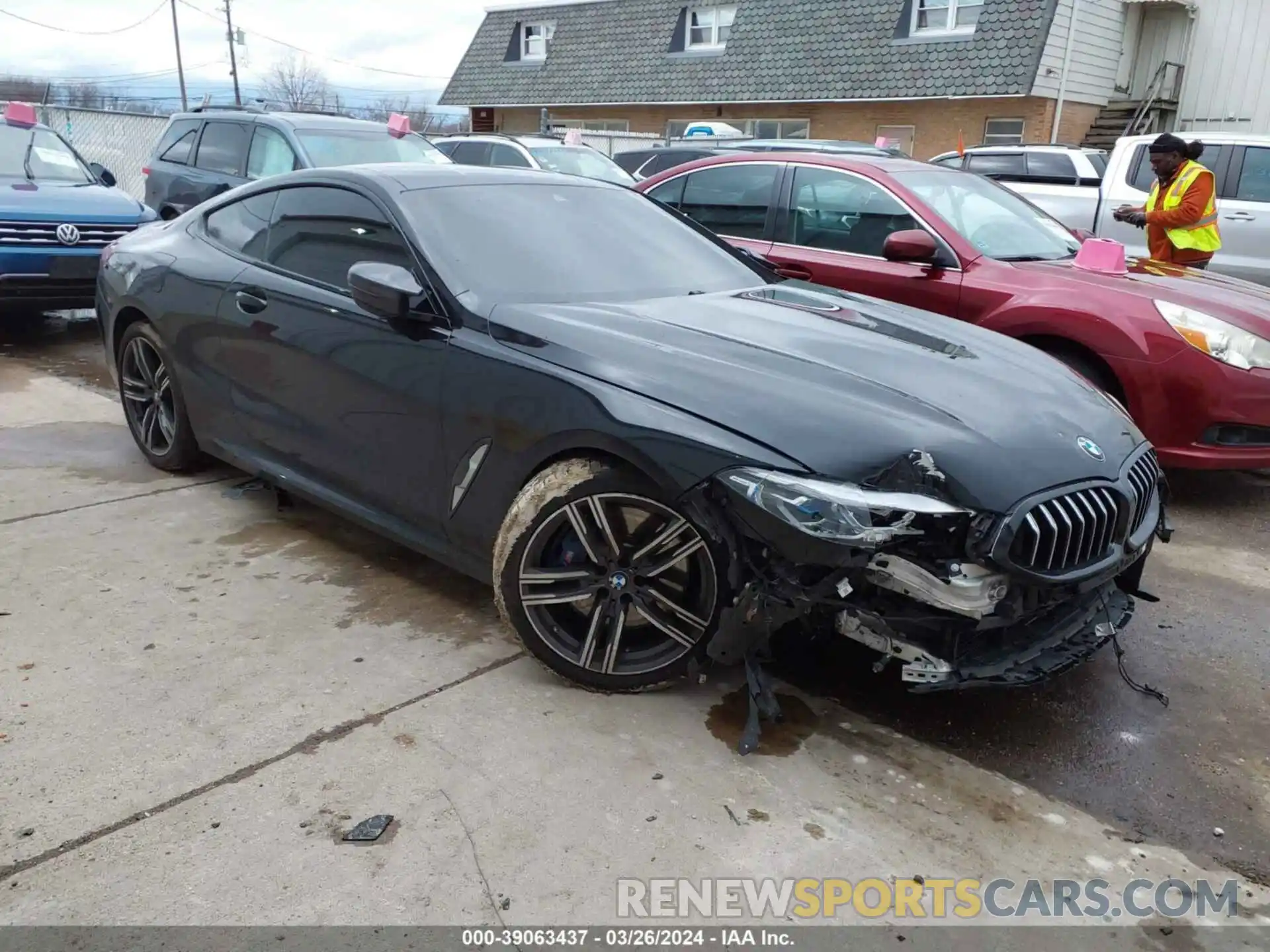 1 Фотография поврежденного автомобиля WBAAE4C00LCE08946 BMW 840I 2020