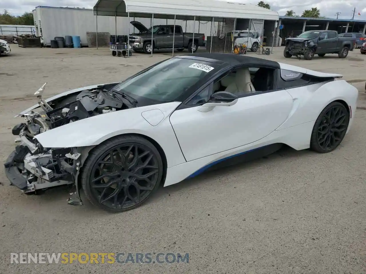 1 Photograph of a damaged car WBY2Z6C51KVB82985 BMW I SERIES 2019