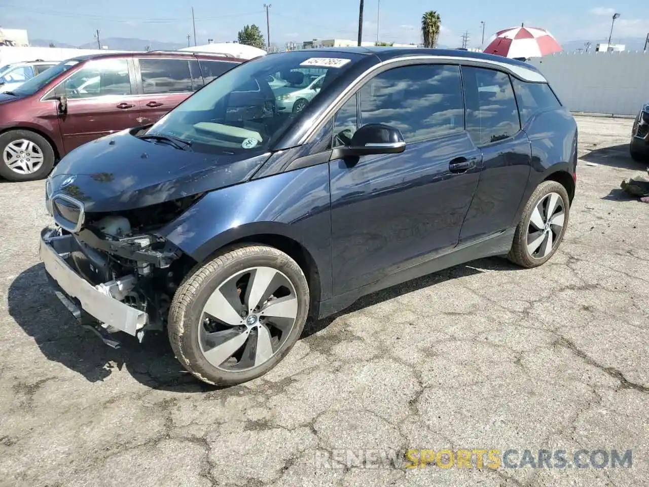1 Photograph of a damaged car WBY8P4C52K7E56638 BMW I SERIES 2019