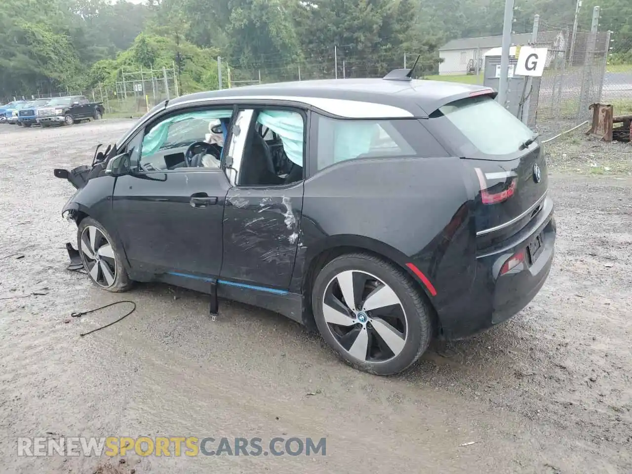 2 Фотография поврежденного автомобиля WBY8P4C00M7H57643 BMW I SERIES 2021