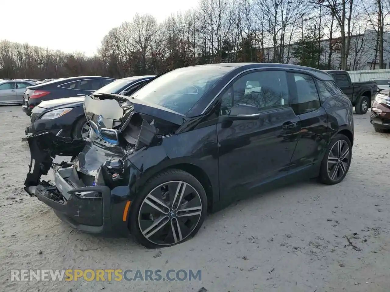 1 fotografías del automóvil dañado WBY8P4C0XM7H46987 BMW I SERIES 2021