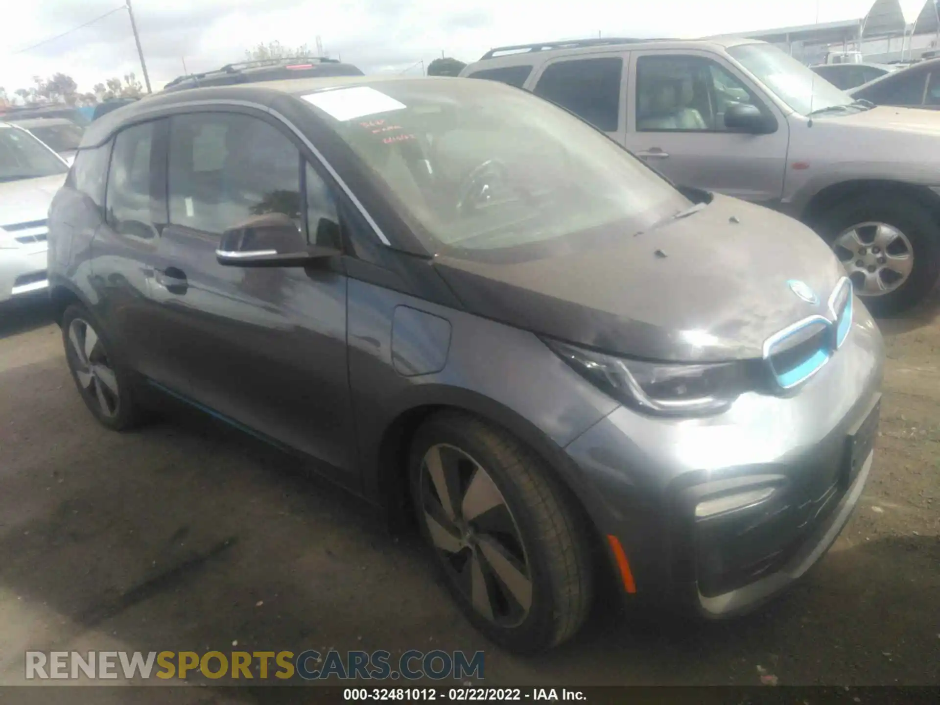 1 Photograph of a damaged car WBY8P4C07L7G74404 BMW I3 2020