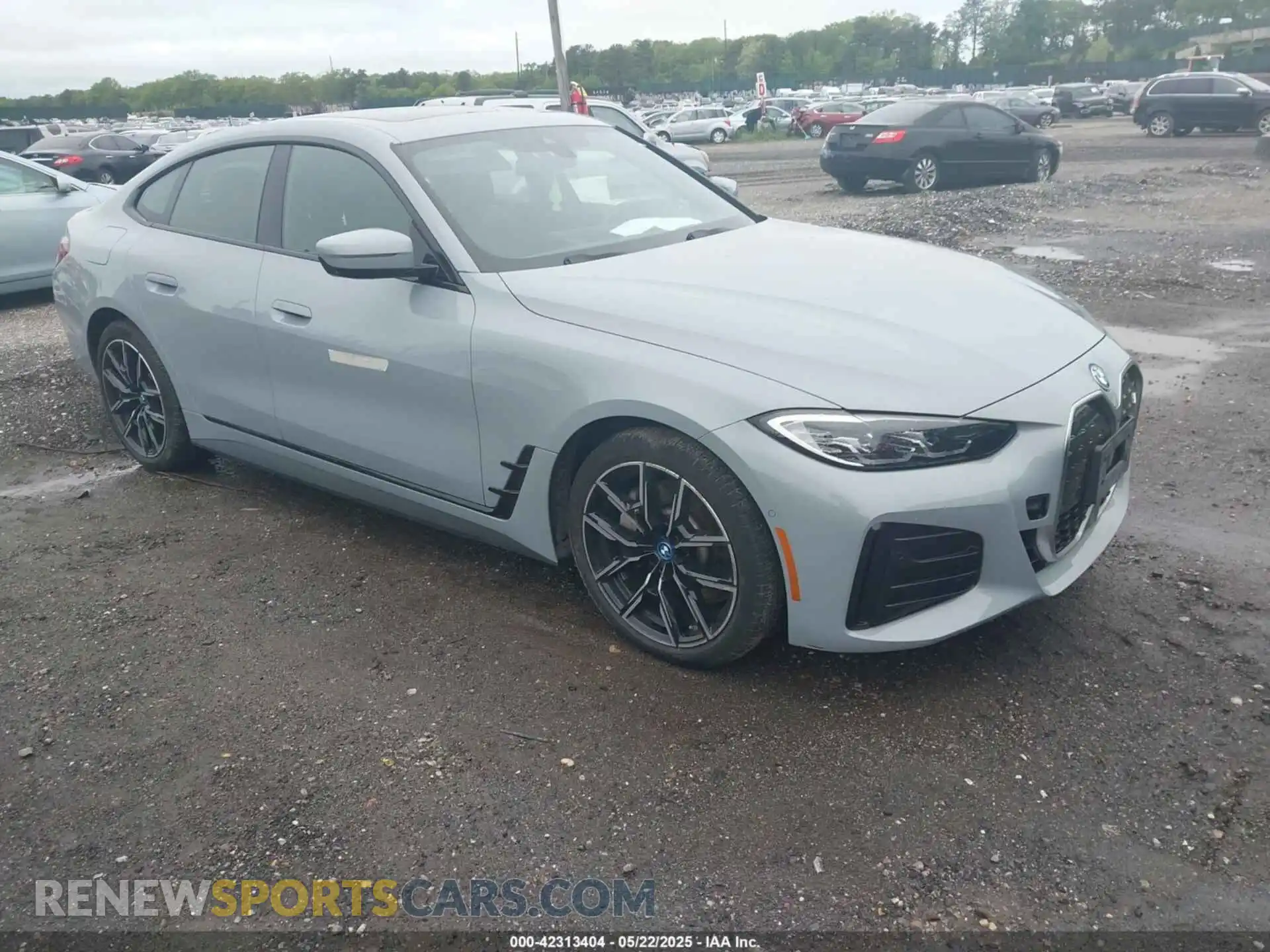 1 Photograph of a damaged car WBY73AW00NFN14842 BMW I4 2022