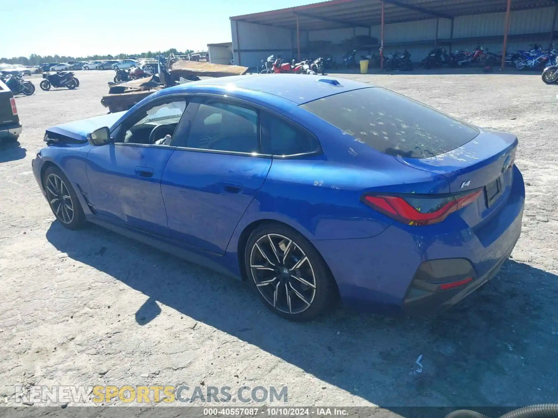 3 fotografías del automóvil dañado WBY73AW00NFN20706 BMW I4 2022