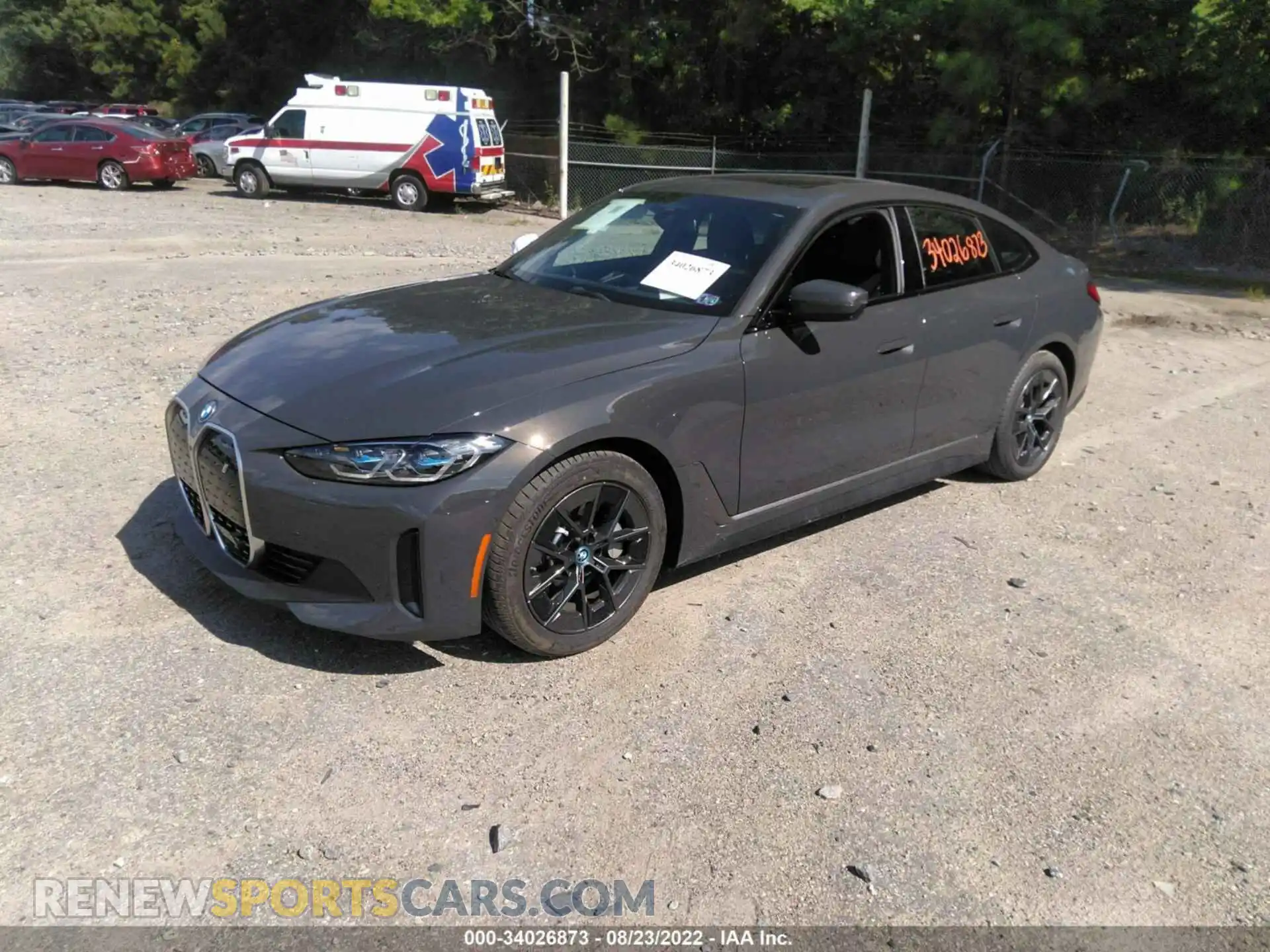2 Photograph of a damaged car WBY73AW03NFN18531 BMW I4 2022