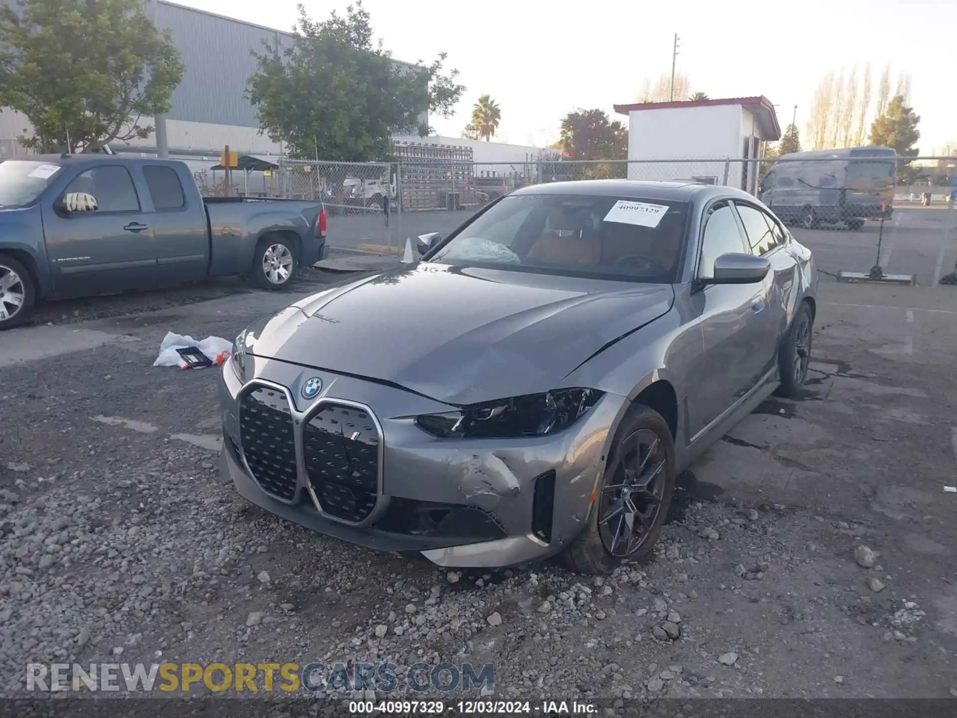 2 Photograph of a damaged car WBY73AW08NFN04530 BMW I4 2022