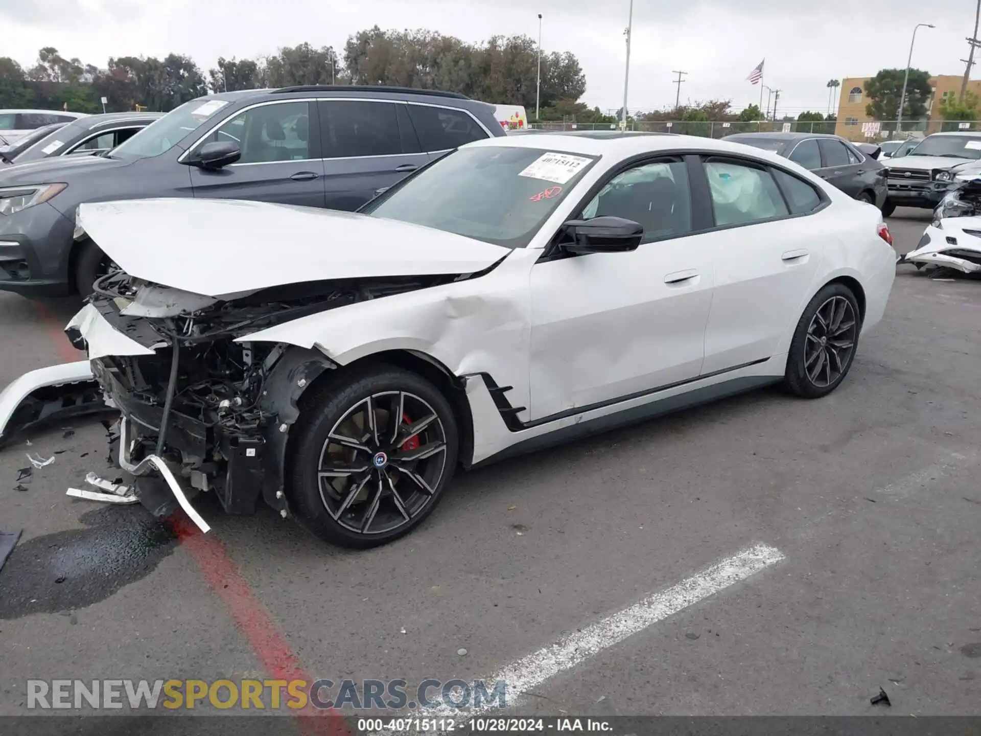 2 Photograph of a damaged car WBY33AW05PFP26539 BMW I4 2023