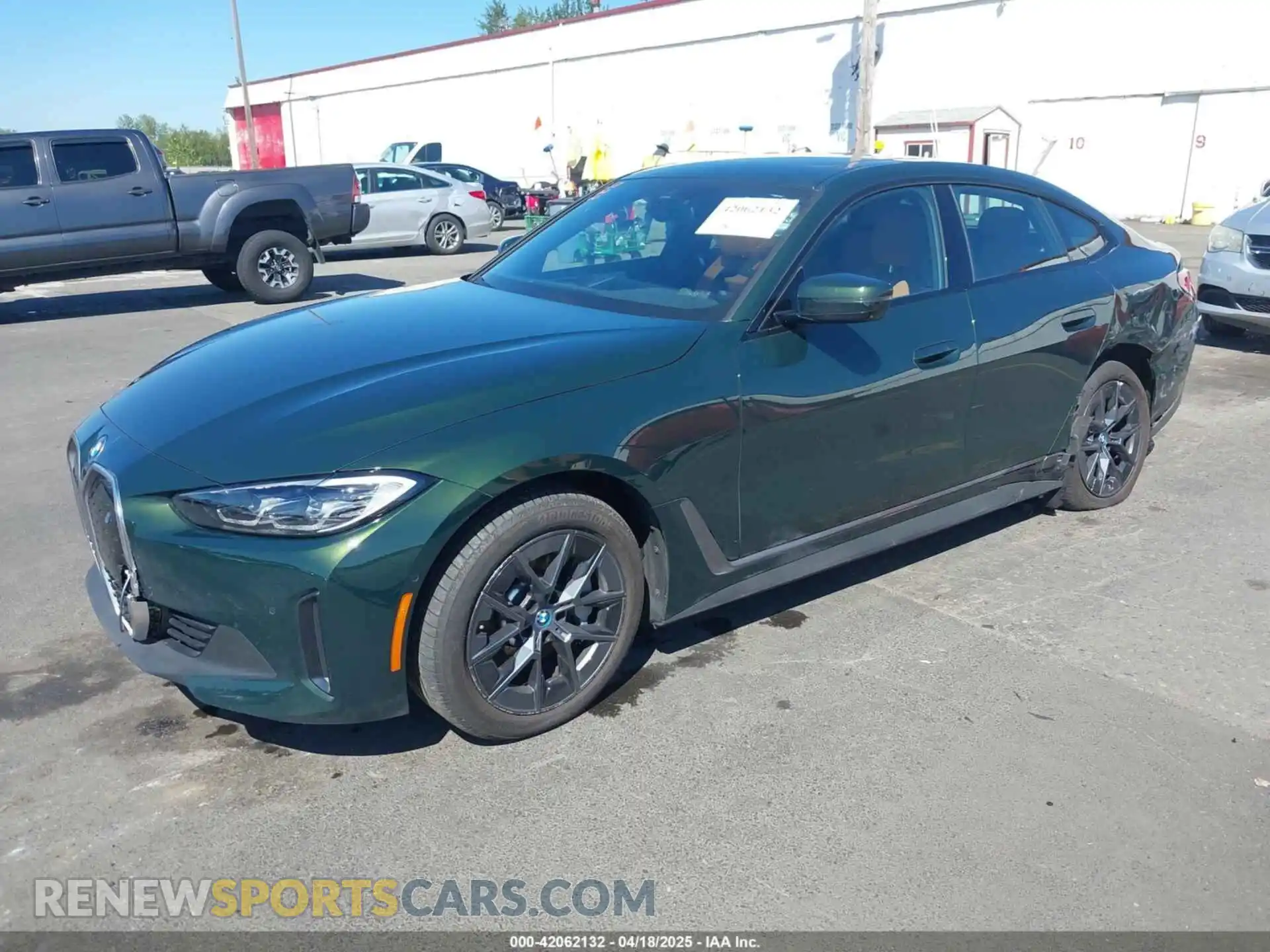 2 Photograph of a damaged car WBY43AW04PFR33718 BMW I4 2023