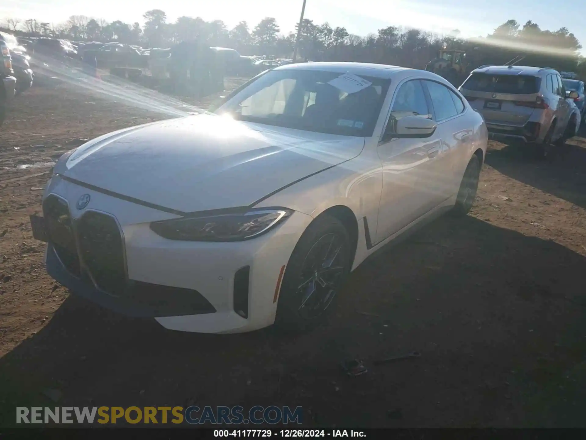 2 Photograph of a damaged car WBY43AW05PFP43720 BMW I4 2023
