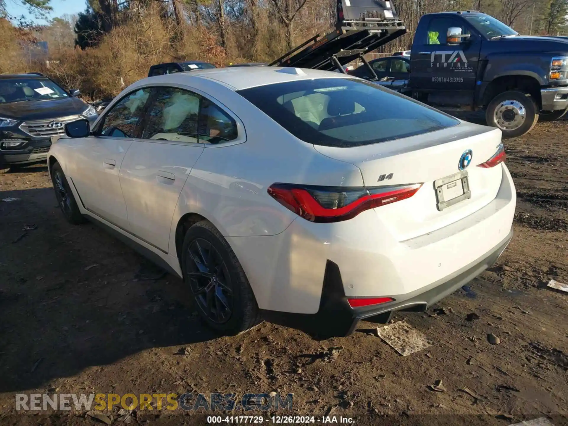 3 Photograph of a damaged car WBY43AW05PFP43720 BMW I4 2023