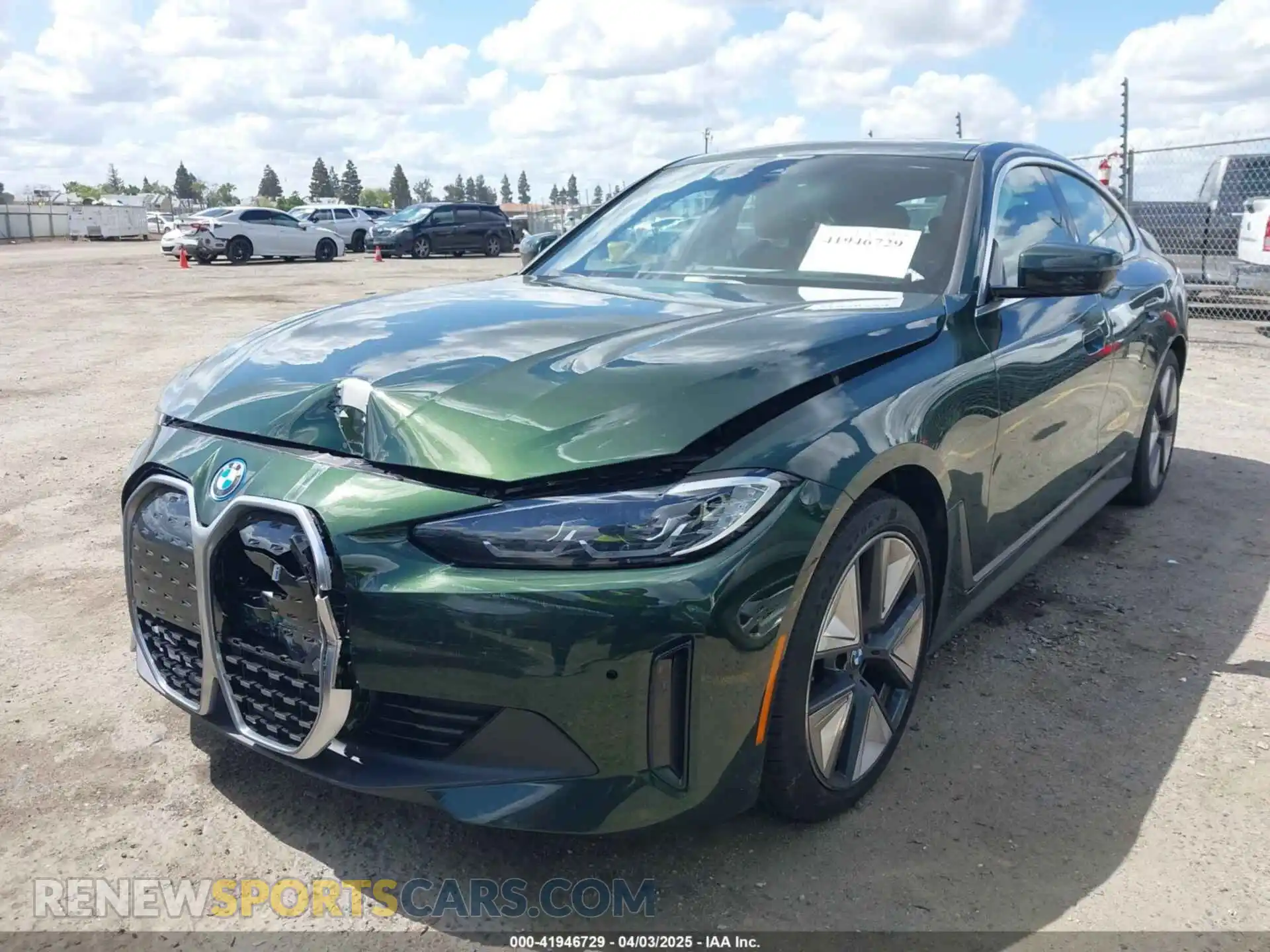 2 Фотография поврежденного автомобиля WBY73AW00PFN91715 BMW I4 2023