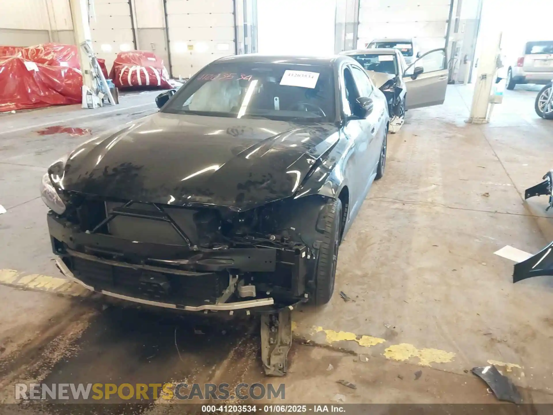 2 Photograph of a damaged car WBY73AW00PFR42980 BMW I4 2023
