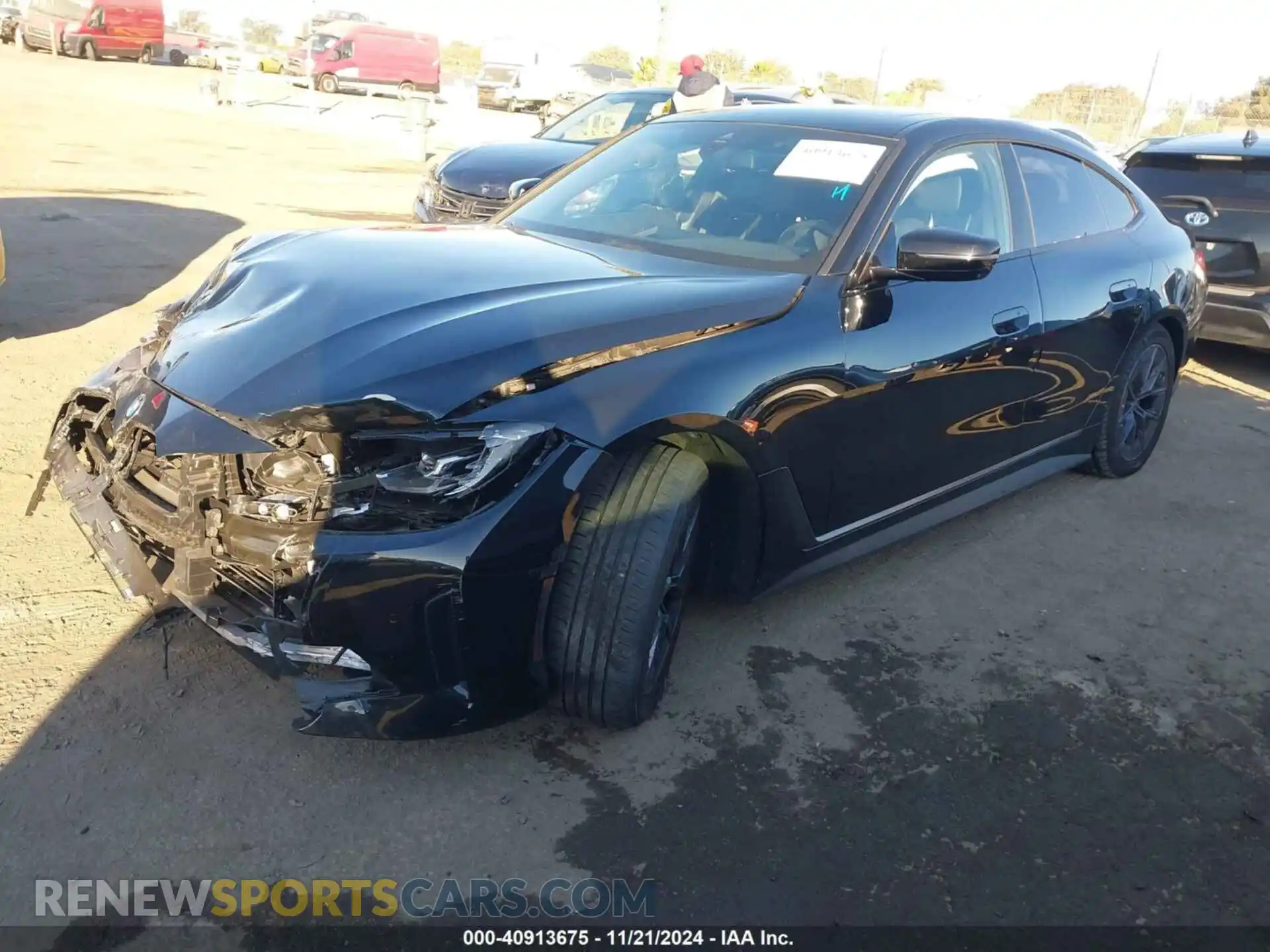 2 Photograph of a damaged car WBY73AW01PFR30465 BMW I4 2023