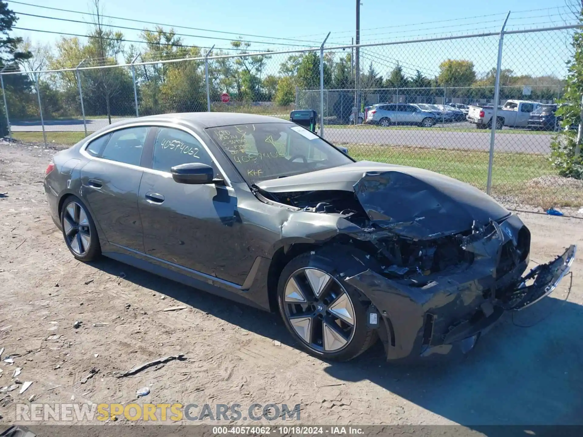 1 Photograph of a damaged car WBY73AW03PFP39033 BMW I4 2023