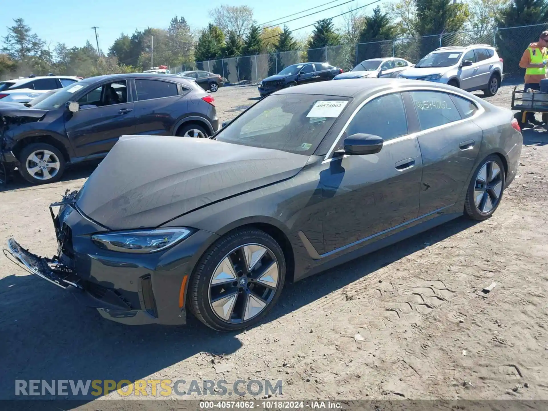 2 Photograph of a damaged car WBY73AW03PFP39033 BMW I4 2023