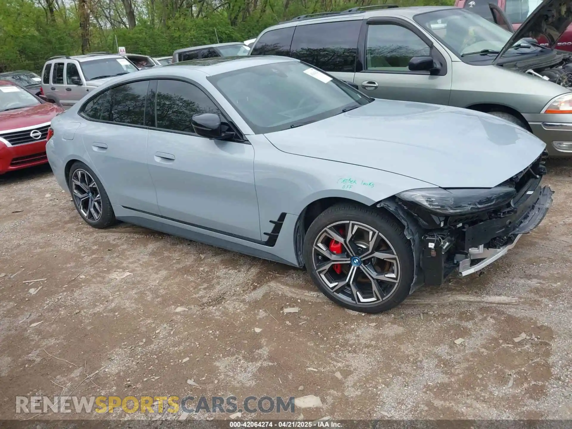 1 Photograph of a damaged car WBY73AW03PFR37496 BMW I4 2023