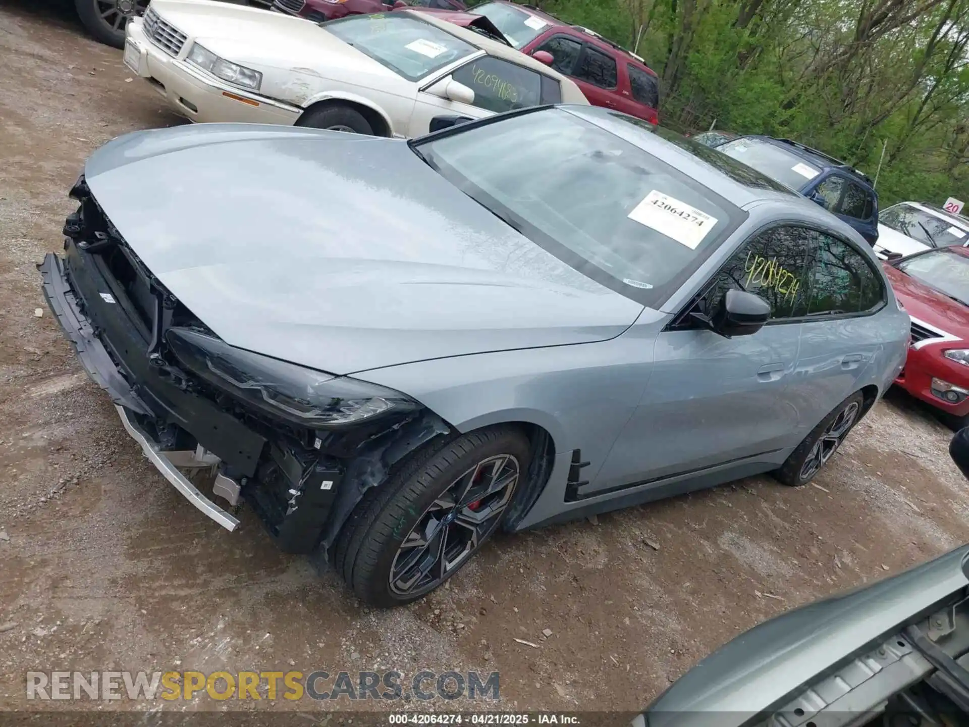 2 Photograph of a damaged car WBY73AW03PFR37496 BMW I4 2023